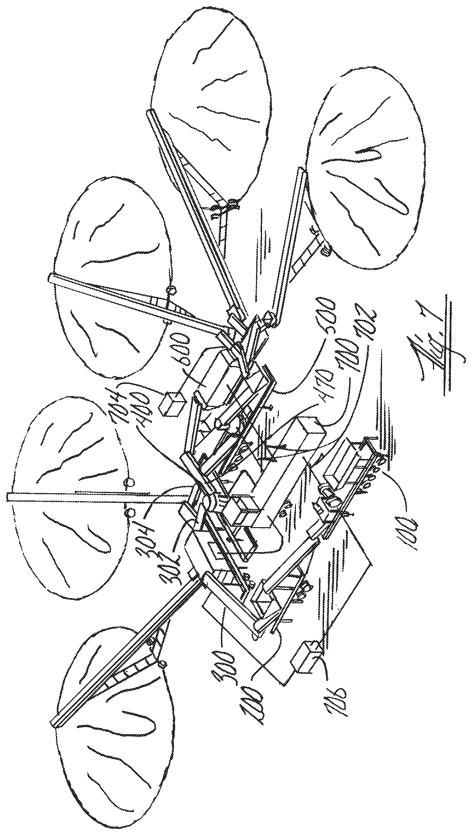 Patent US11780677 Figure 7 – Multi-deck, multi-adjust diverter