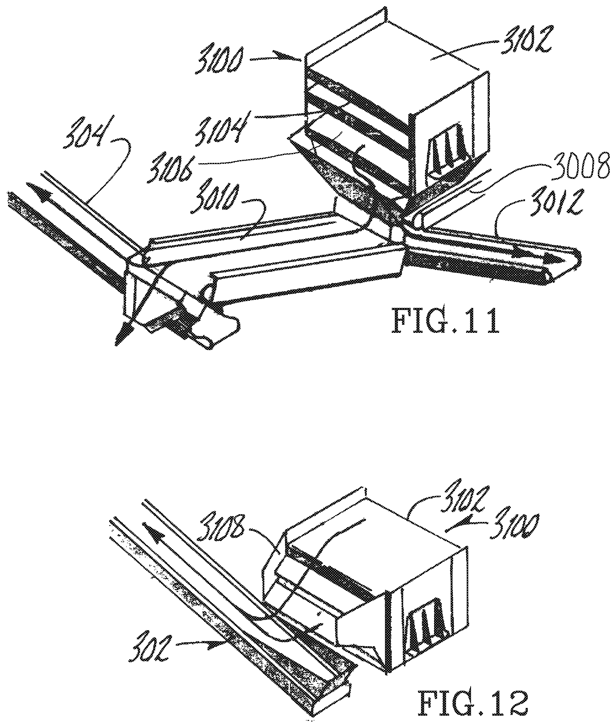 Patent US11780677 Figure 11 – Multi-deck, multi-adjust diverter
