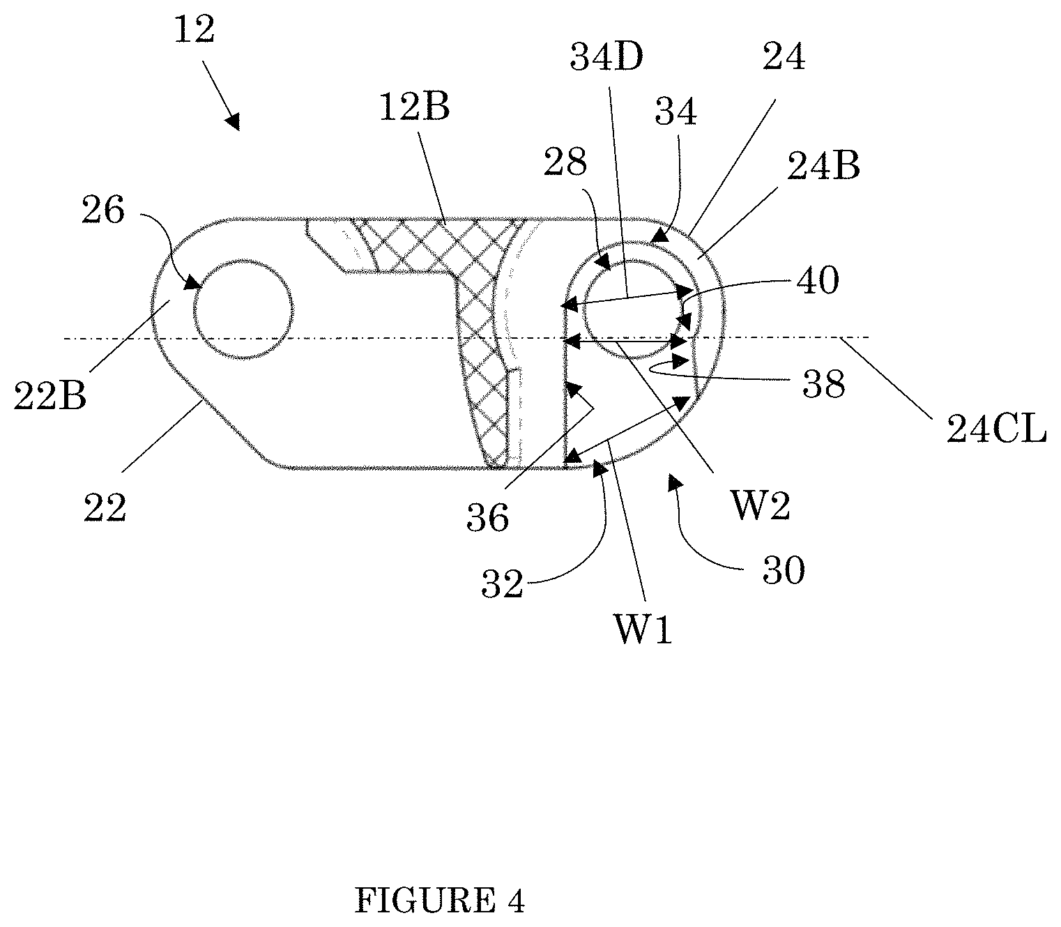 Patent US11780678 Figure 4 – Modular conveyor belt with retained rollers