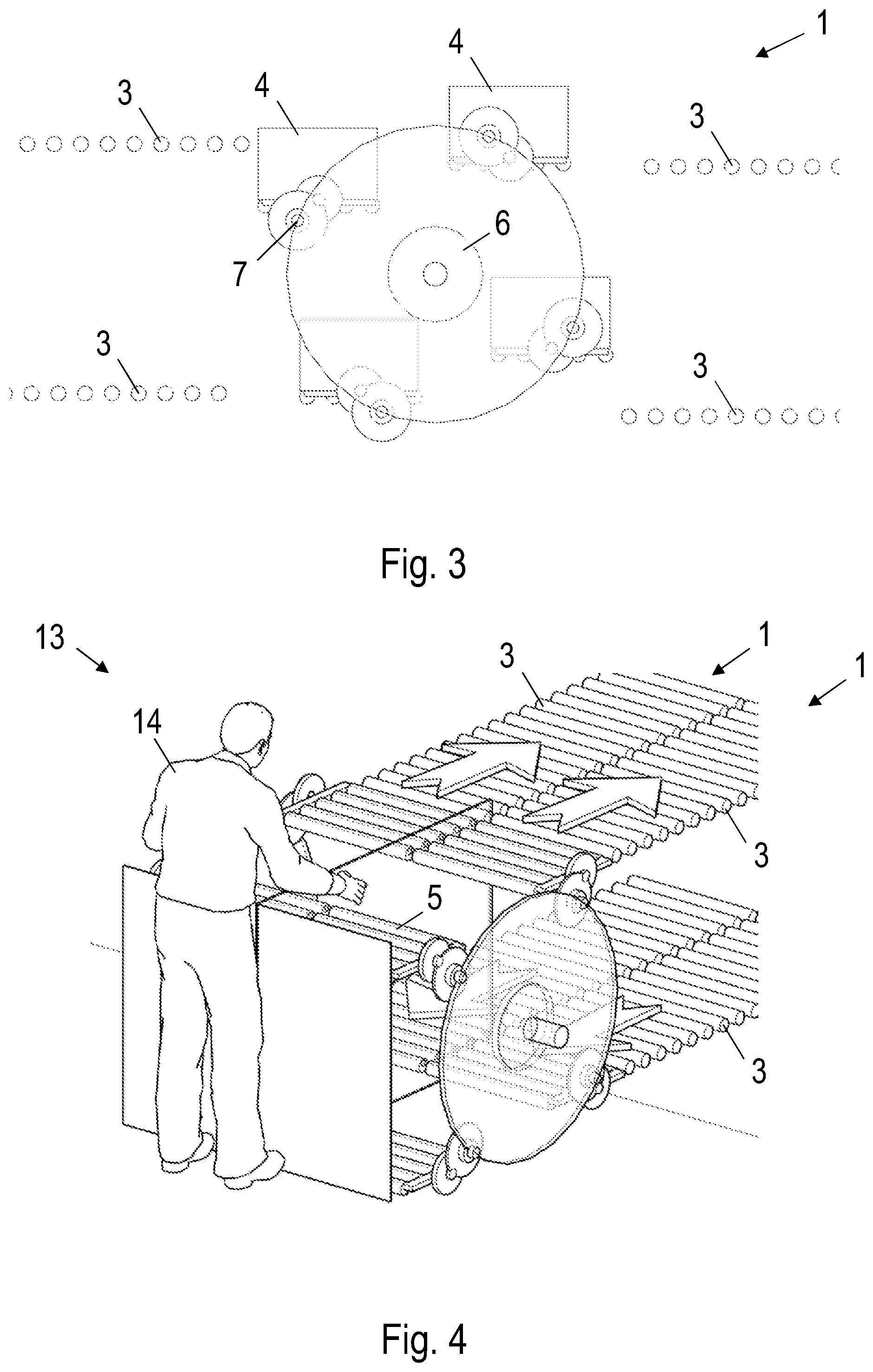 Patent US11780680 Figure 2 – Vertical conveyor for a conveying installation