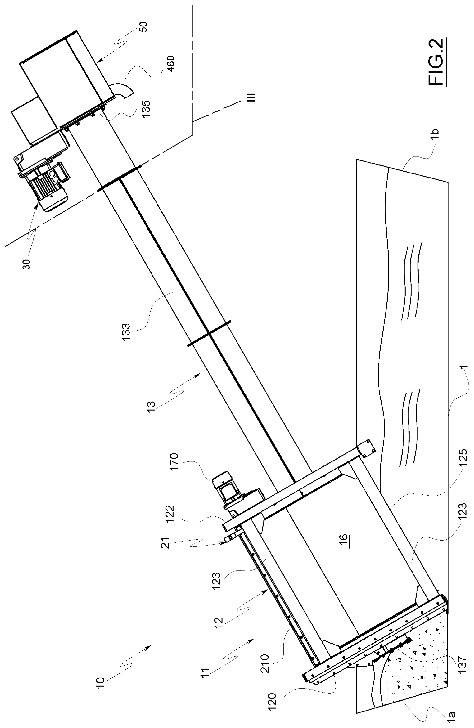 Patent US11780681 Figure 2 – Device for transporting solids
