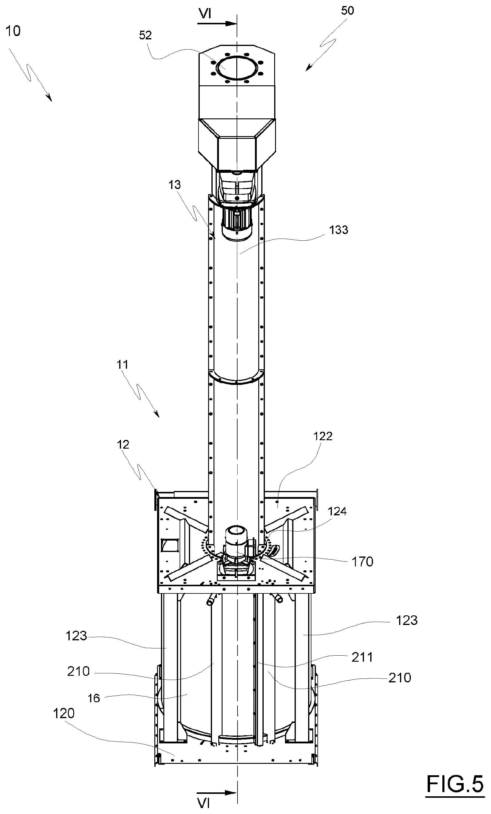 Patent US11780681 Figure 4 – Device for transporting solids