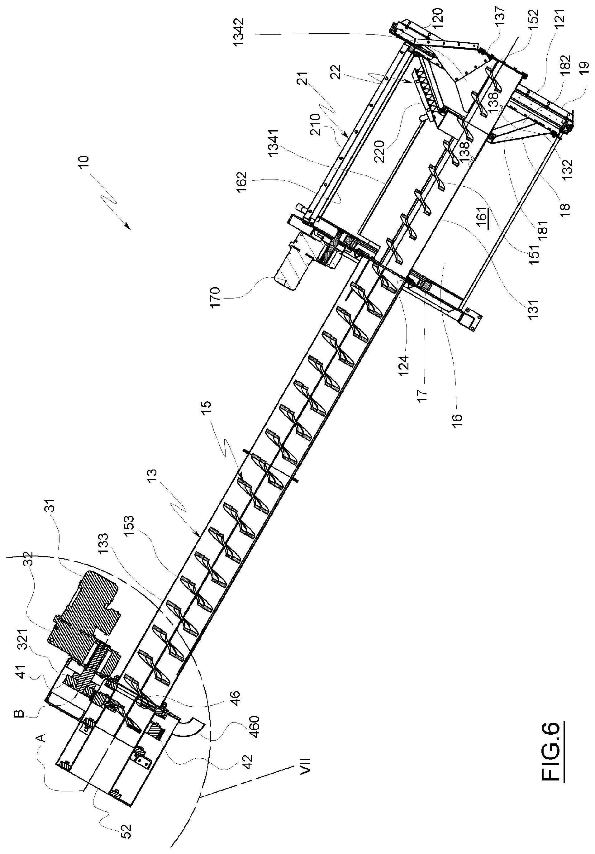 Patent US11780681 Figure 5 – Device for transporting solids