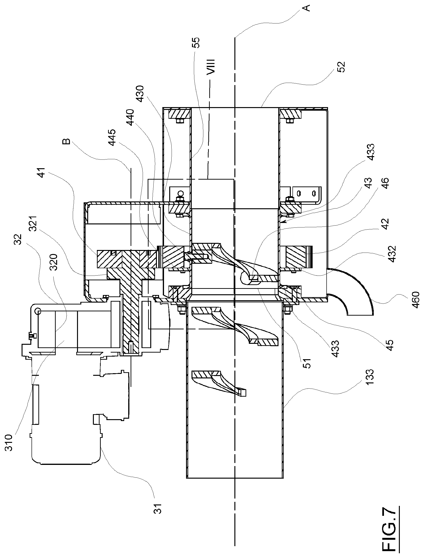 Patent US11780681 Figure 6 – Device for transporting solids