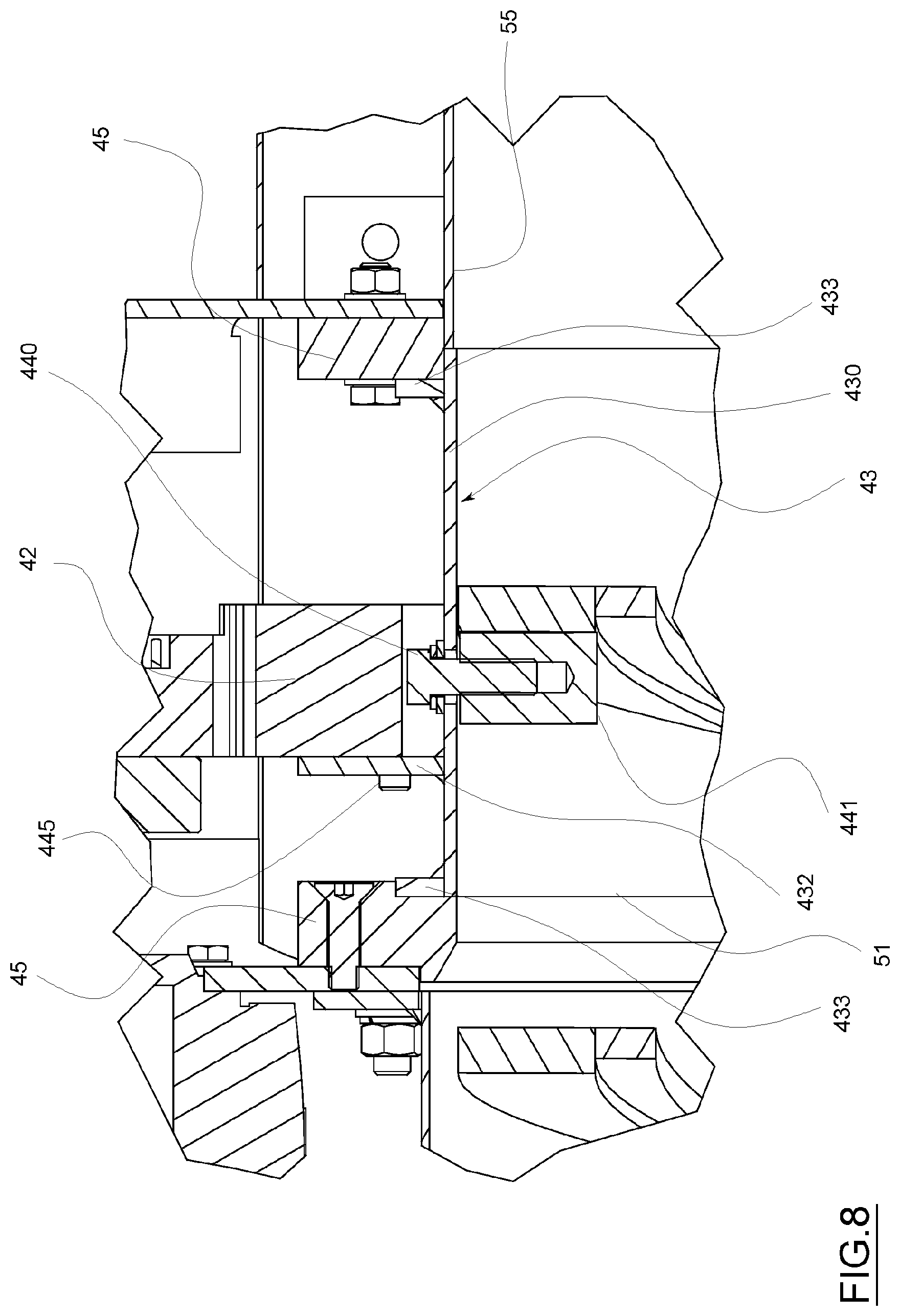Patent US11780681 Figure 7 – Device for transporting solids