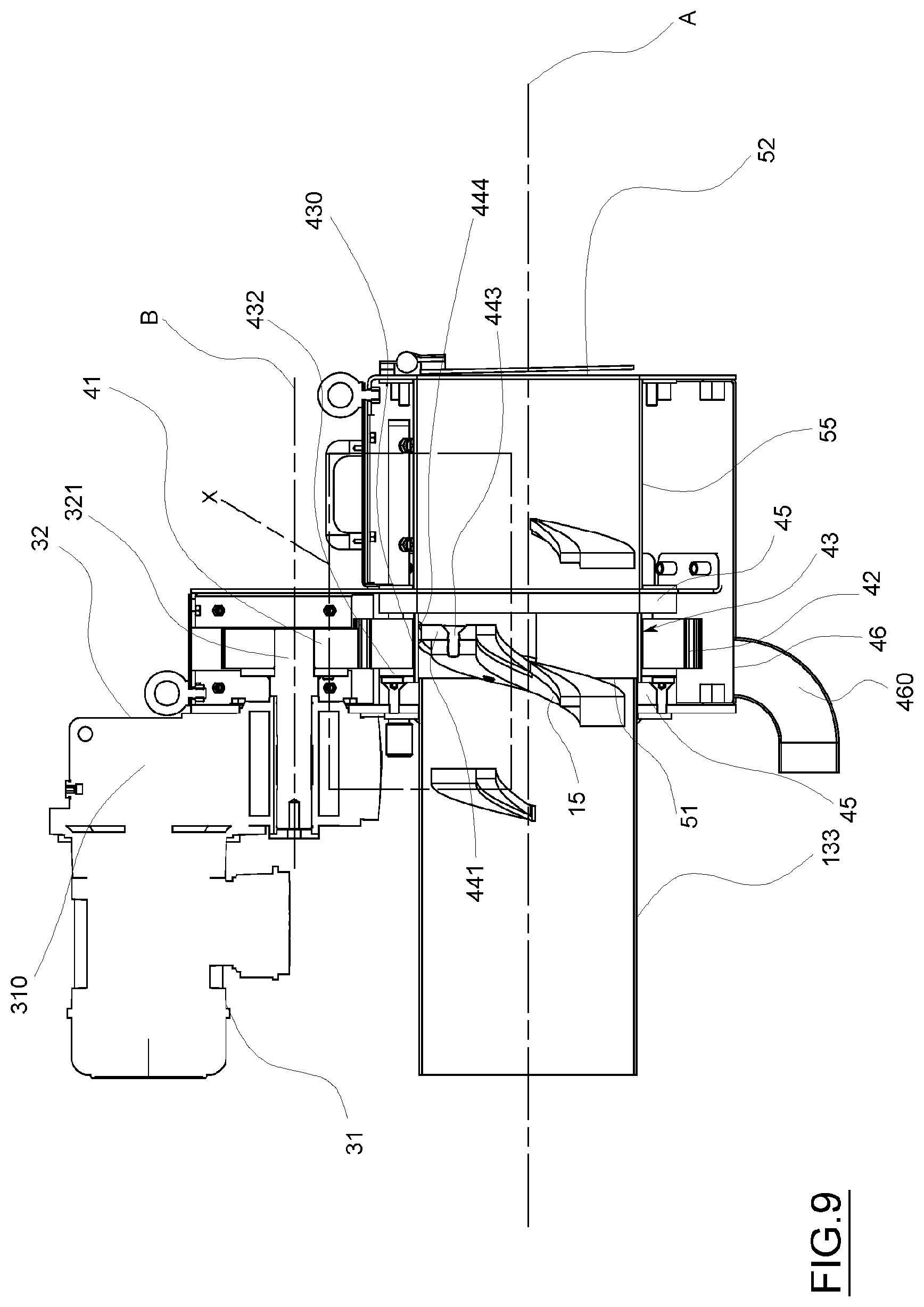 Patent US11780681 Figure 8 – Device for transporting solids
