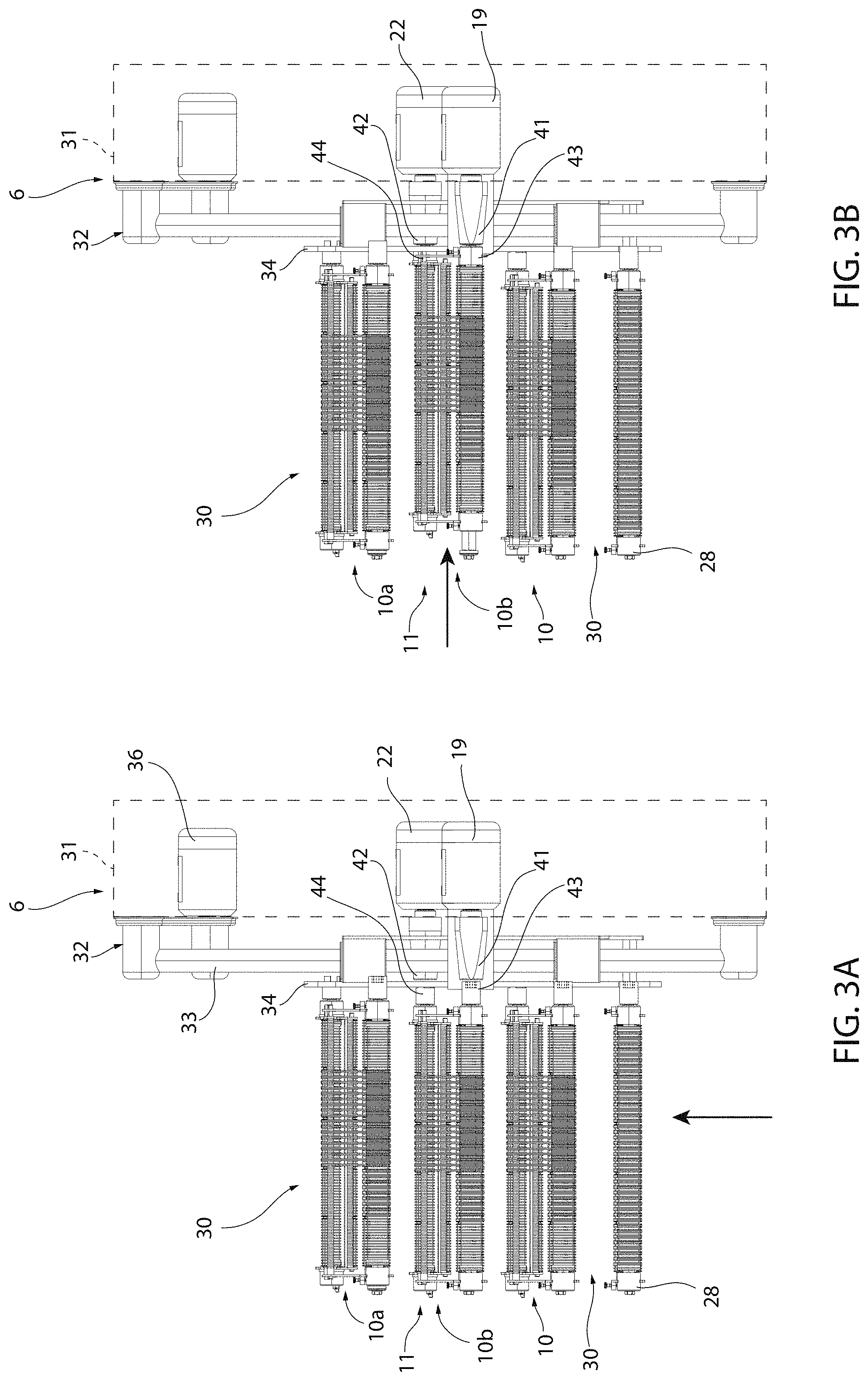 Patent US11780683 Figure 3 – Configurable assembly for conveying products, in particular sliced food products