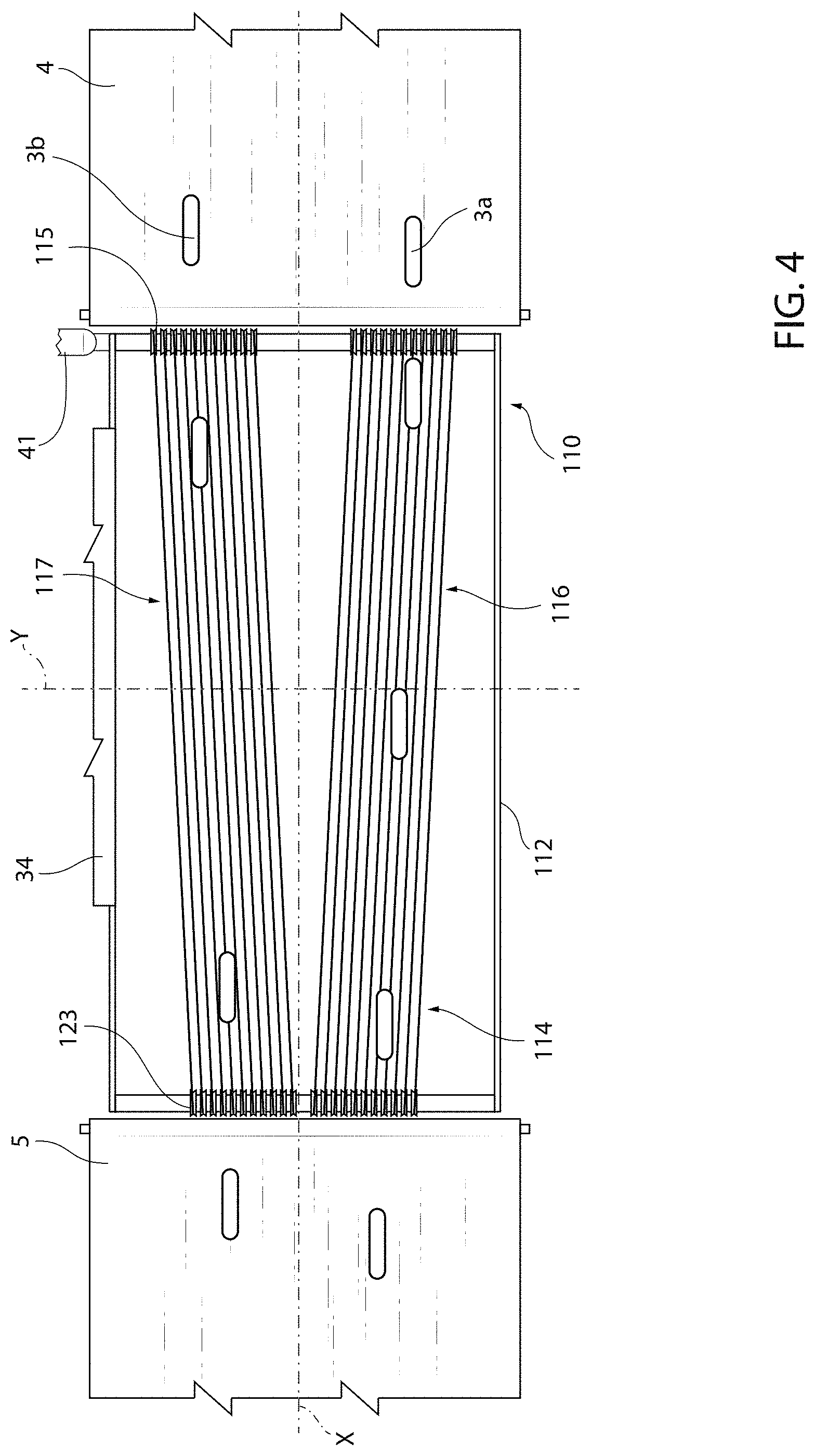 Patent US11780683 Figure 4 – Configurable assembly for conveying products, in particular sliced food products