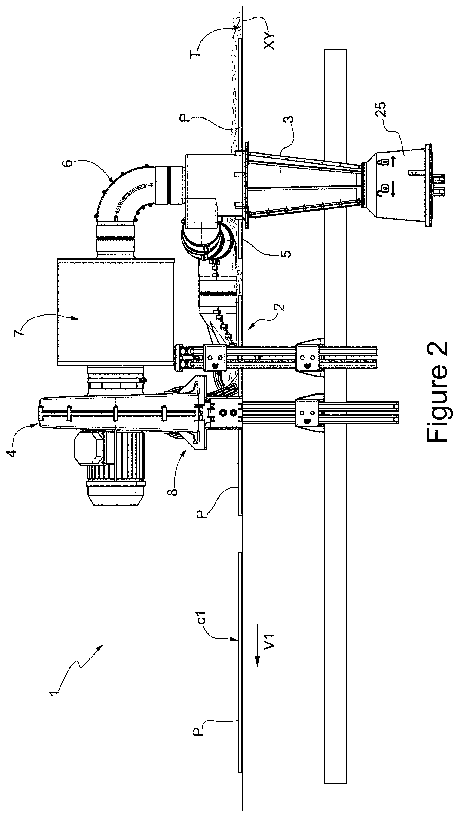 Patent US11780687 Figure 2 – Separation process and plant for particulate matter