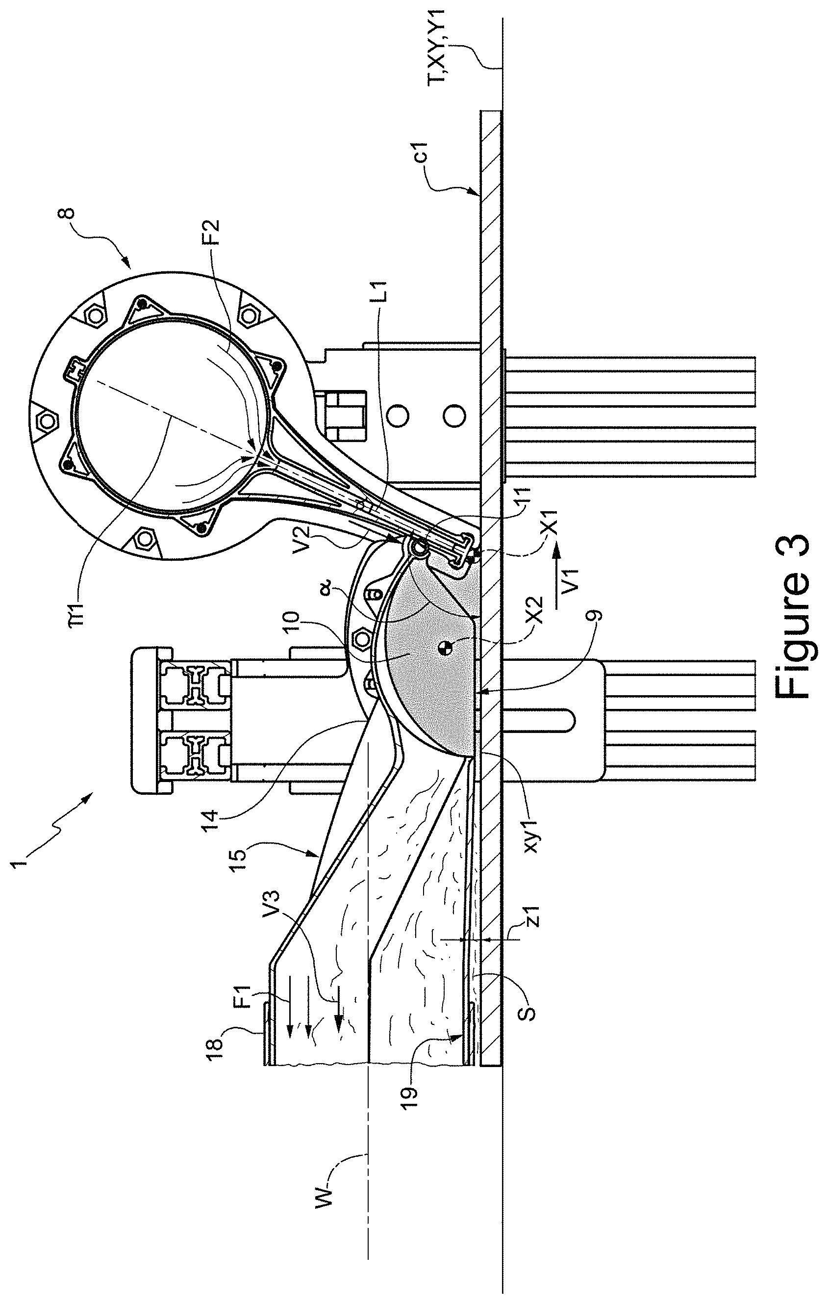 Patent US11780687 Figure 3 – Separation process and plant for particulate matter