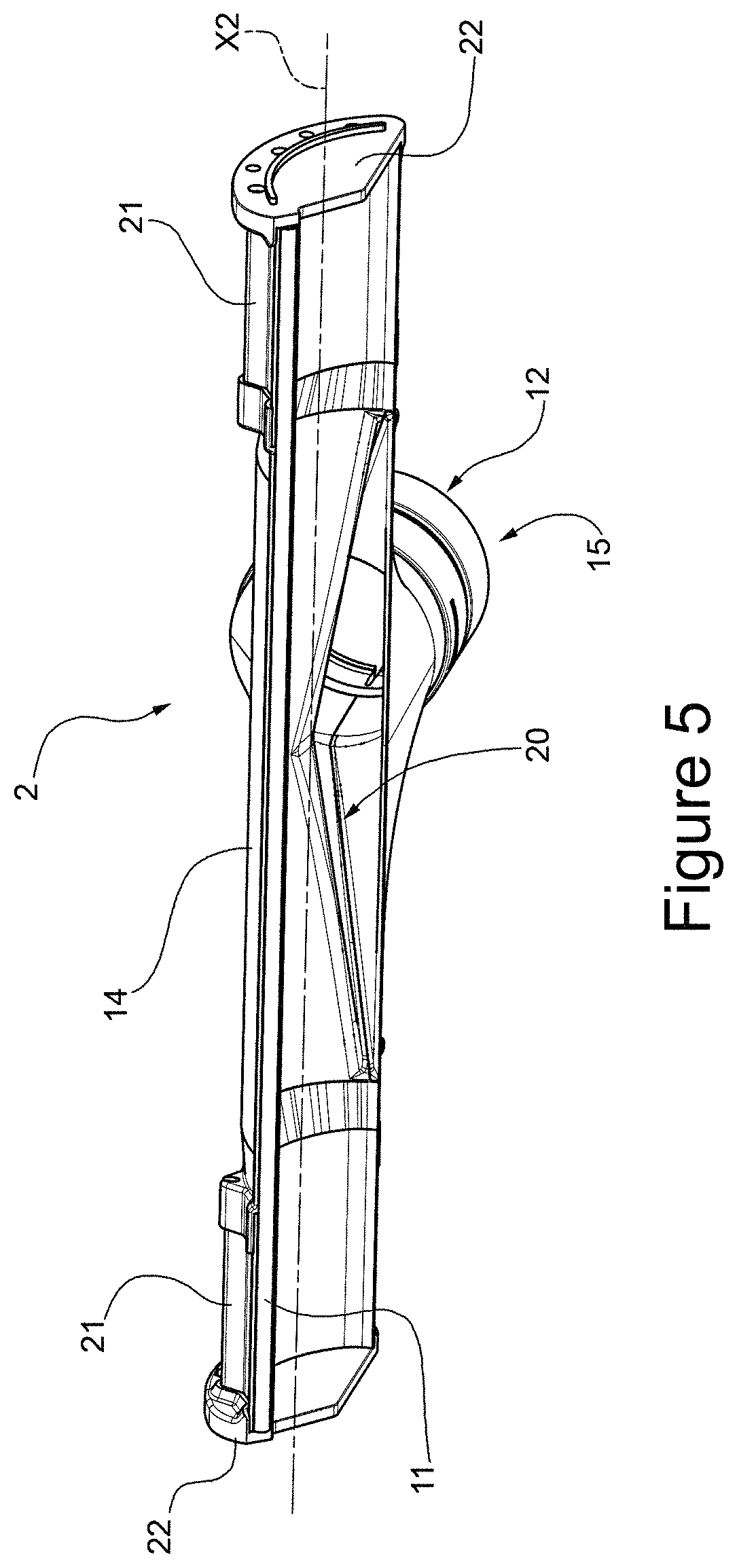 Patent US11780687 Figure 5 – Separation process and plant for particulate matter