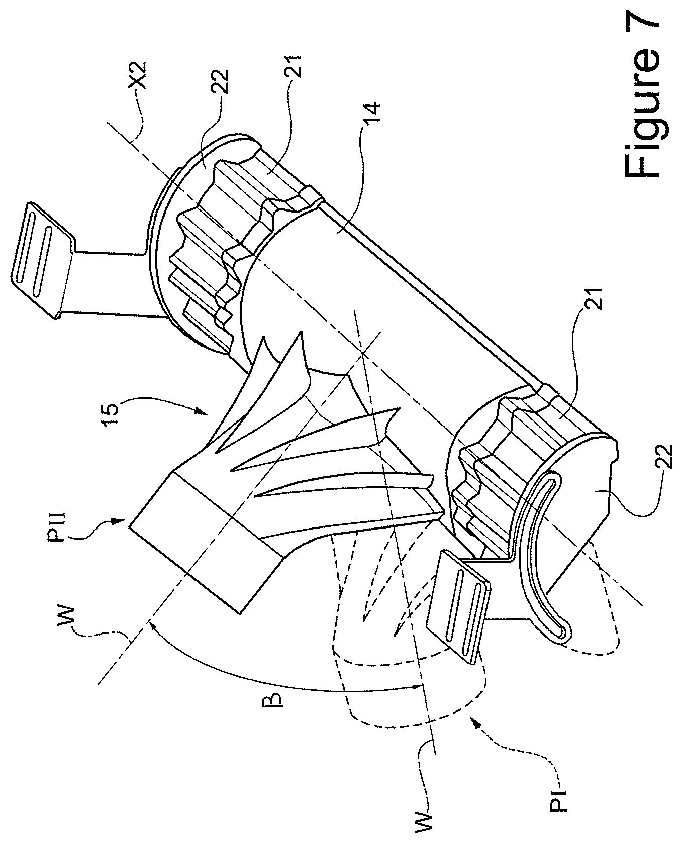 Patent US11780687 Figure 7 – Separation process and plant for particulate matter