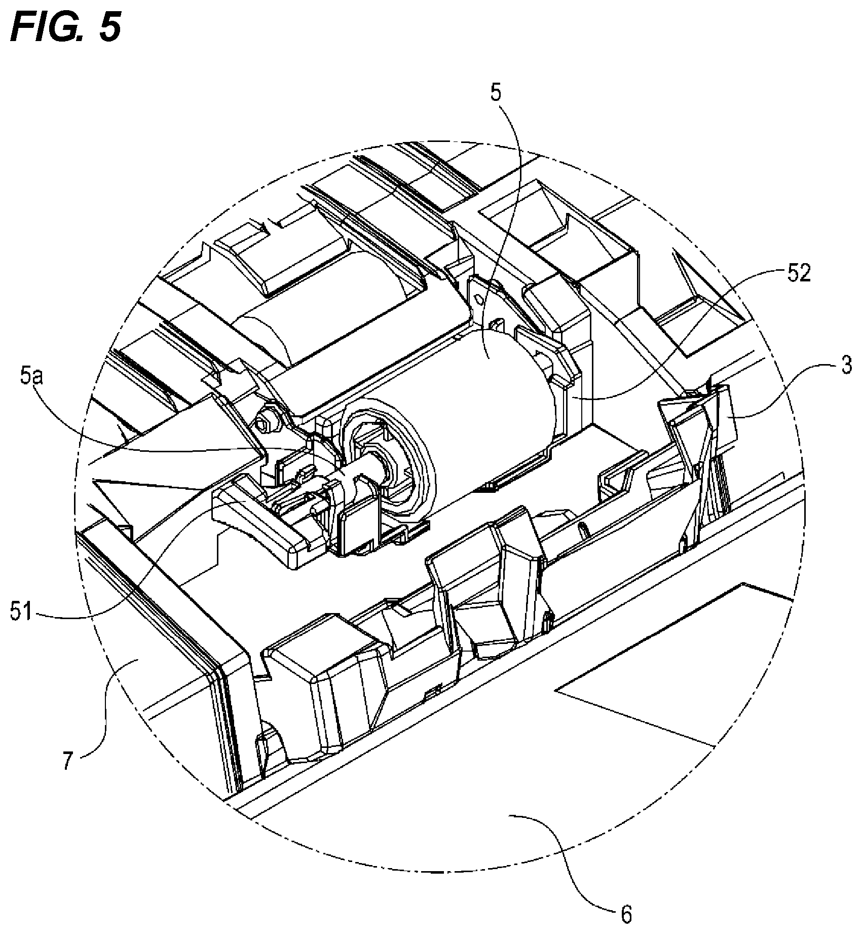 Patent US11780693 Figure 5 – Sheet feeding apparatus, image reading apparatus, and image forming apparatus