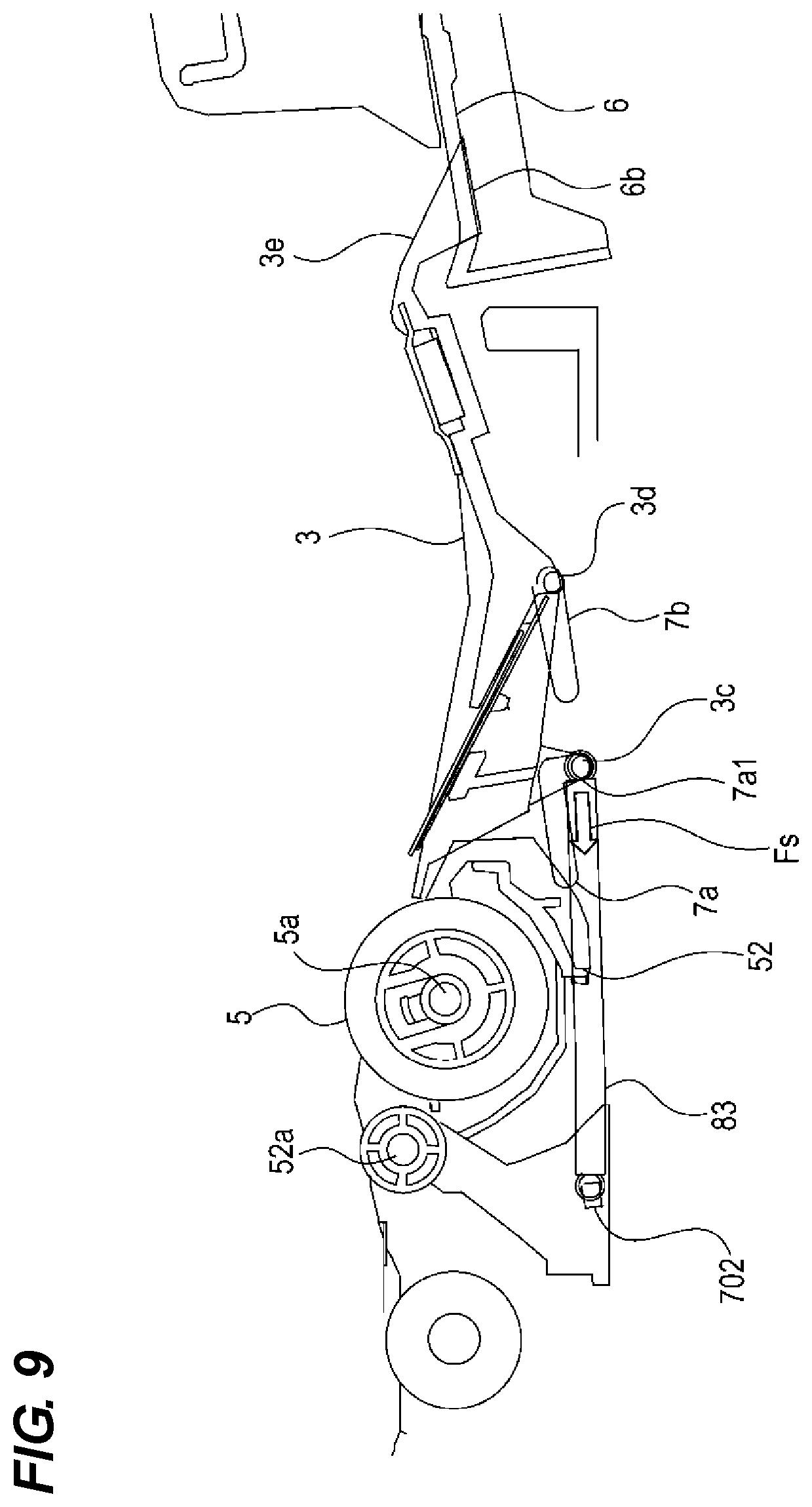 Patent US11780693 Figure 9 – Sheet feeding apparatus, image reading apparatus, and image forming apparatus