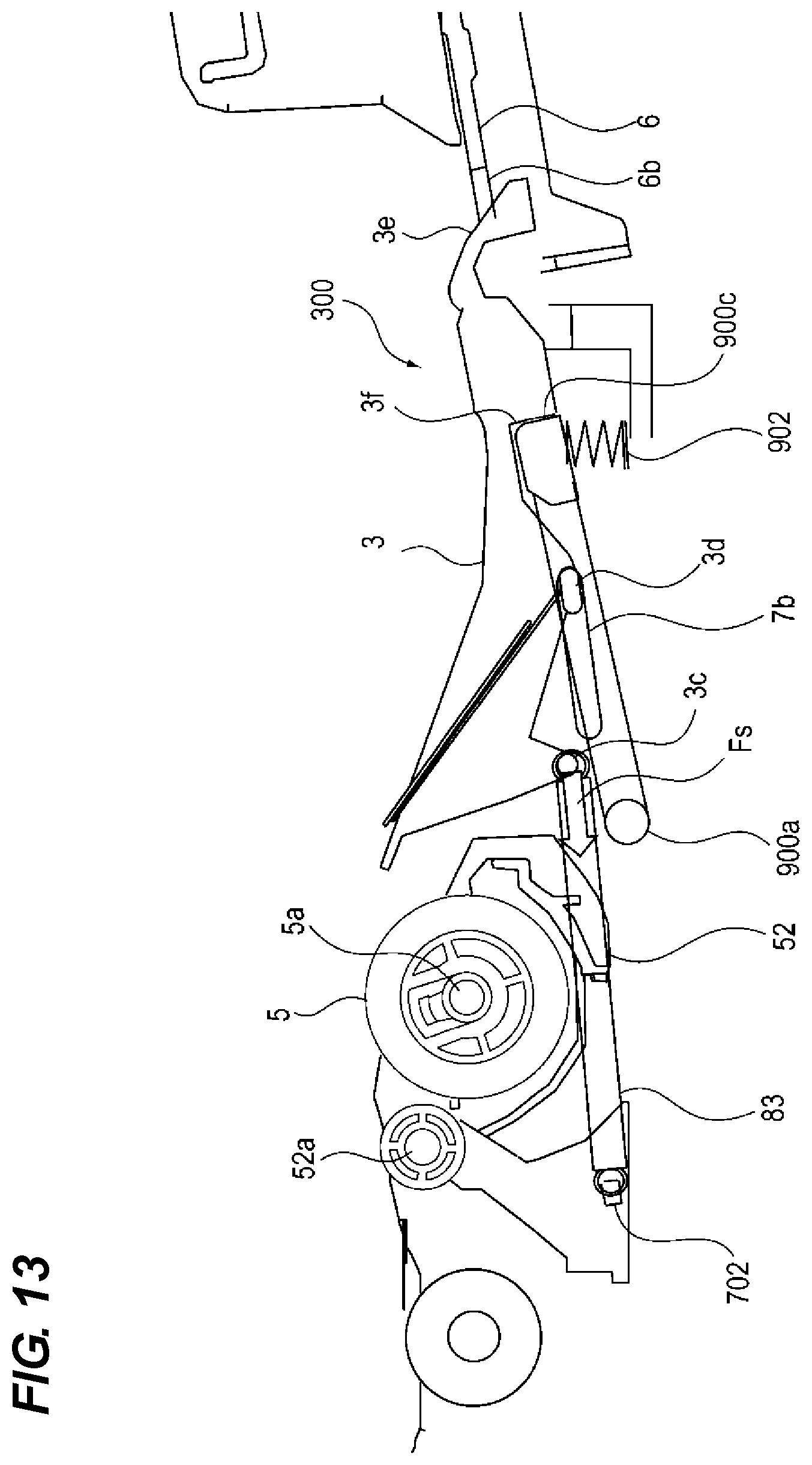 Patent US11780693 Figure 13 – Sheet feeding apparatus, image reading apparatus, and image forming apparatus