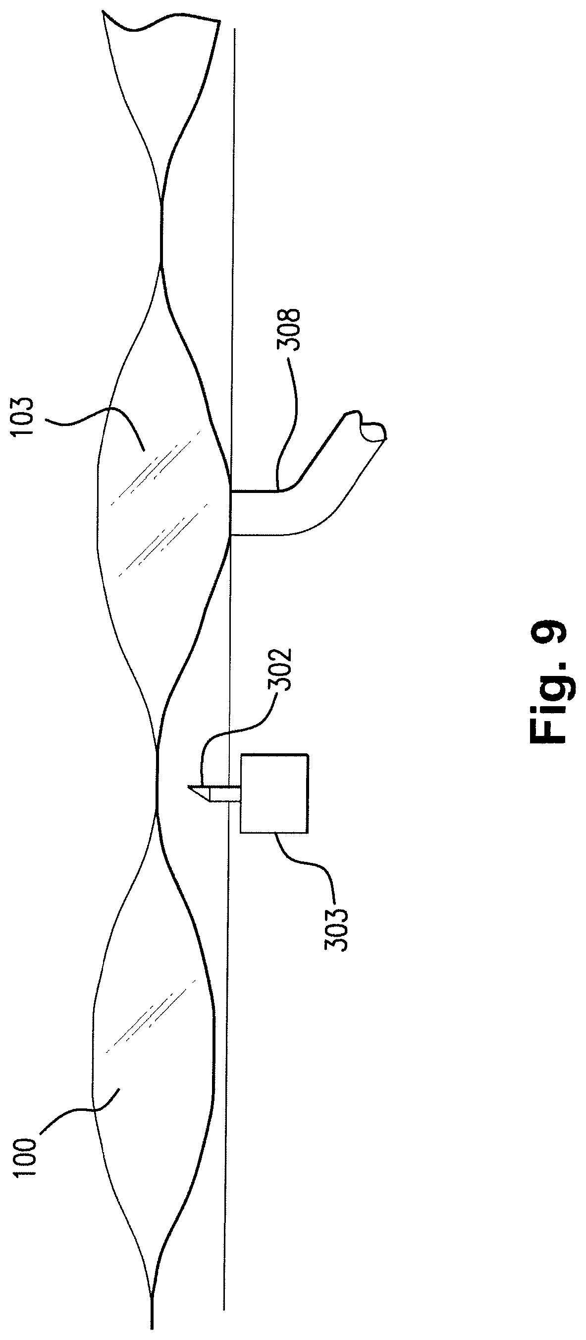 Patent US11780696 Figure 9 – Automated air-pillow dispenser