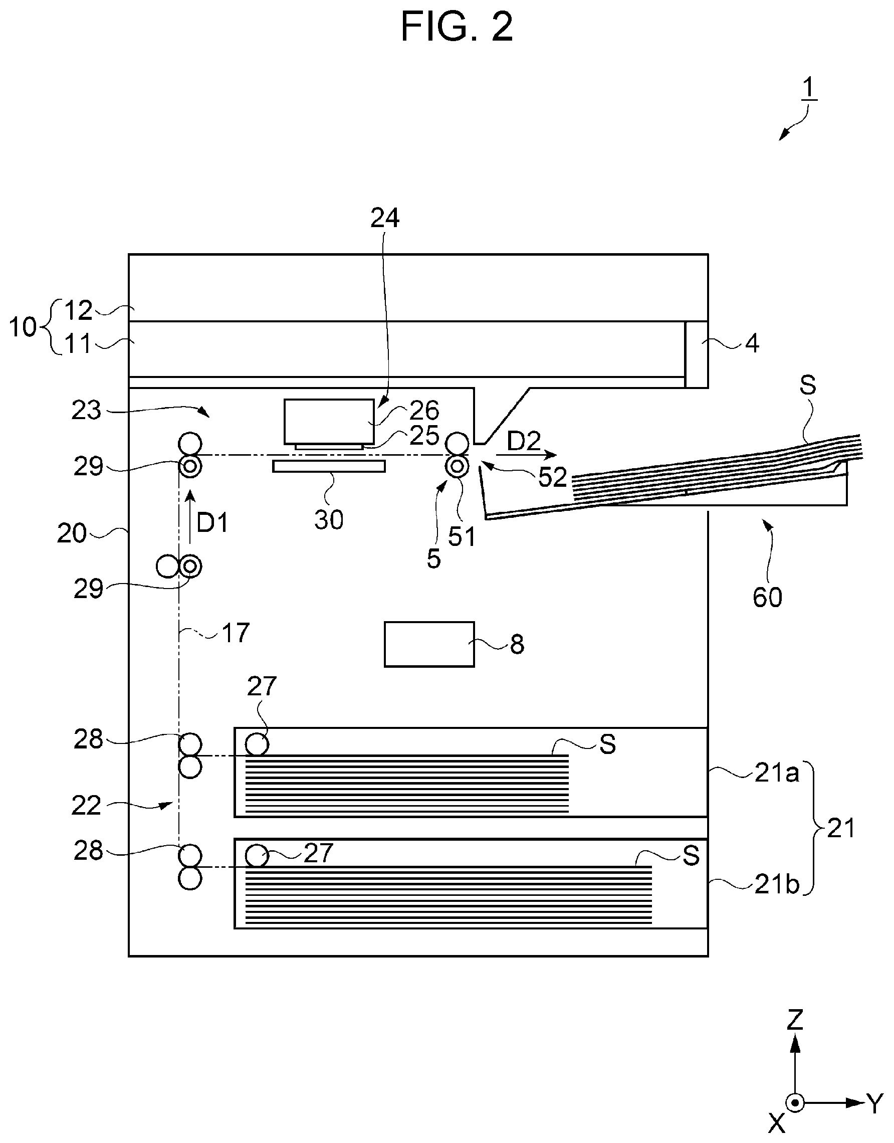 Patent US11780697 Figure 2 – Recording apparatus