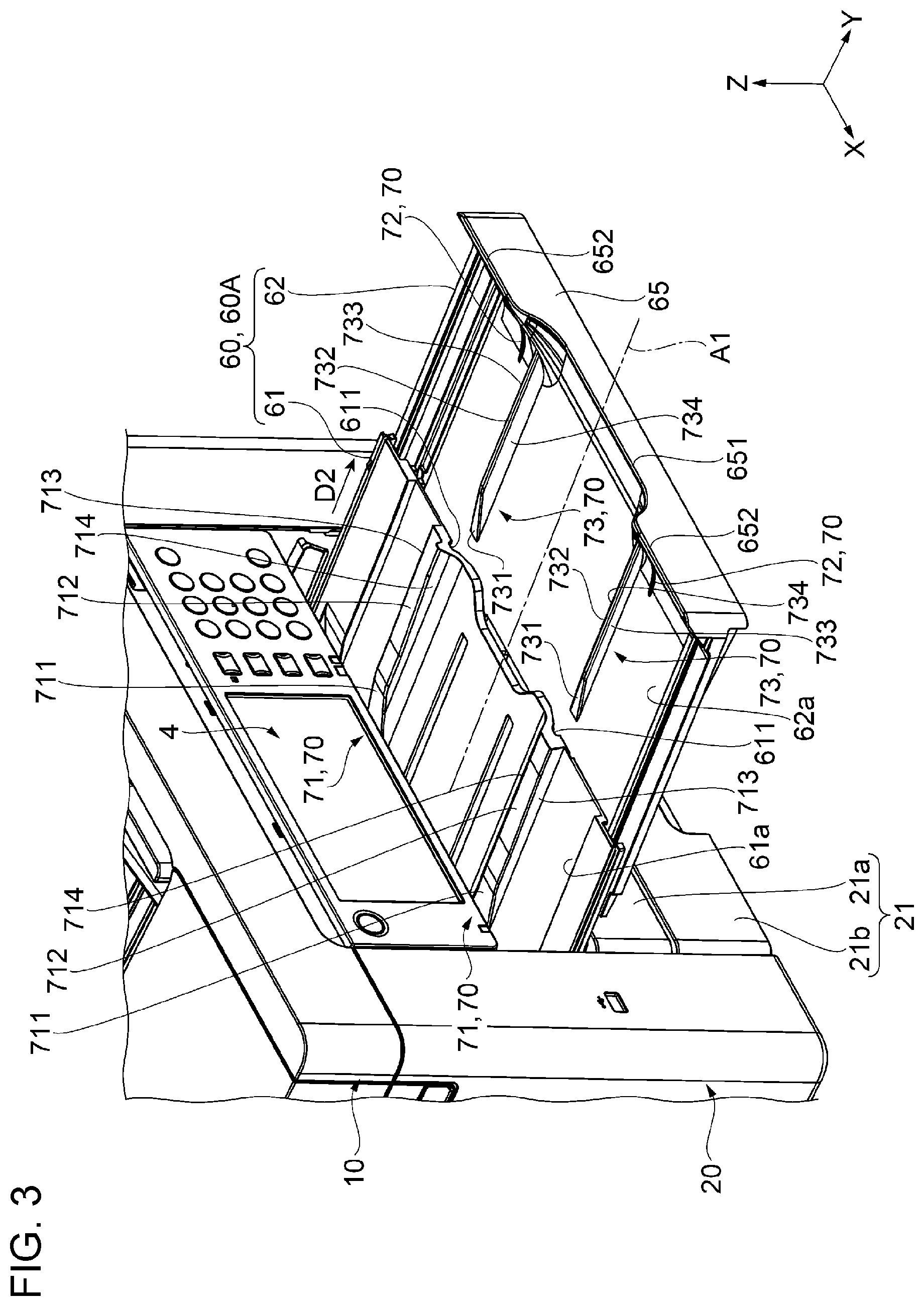 Patent US11780697 Figure 3 – Recording apparatus