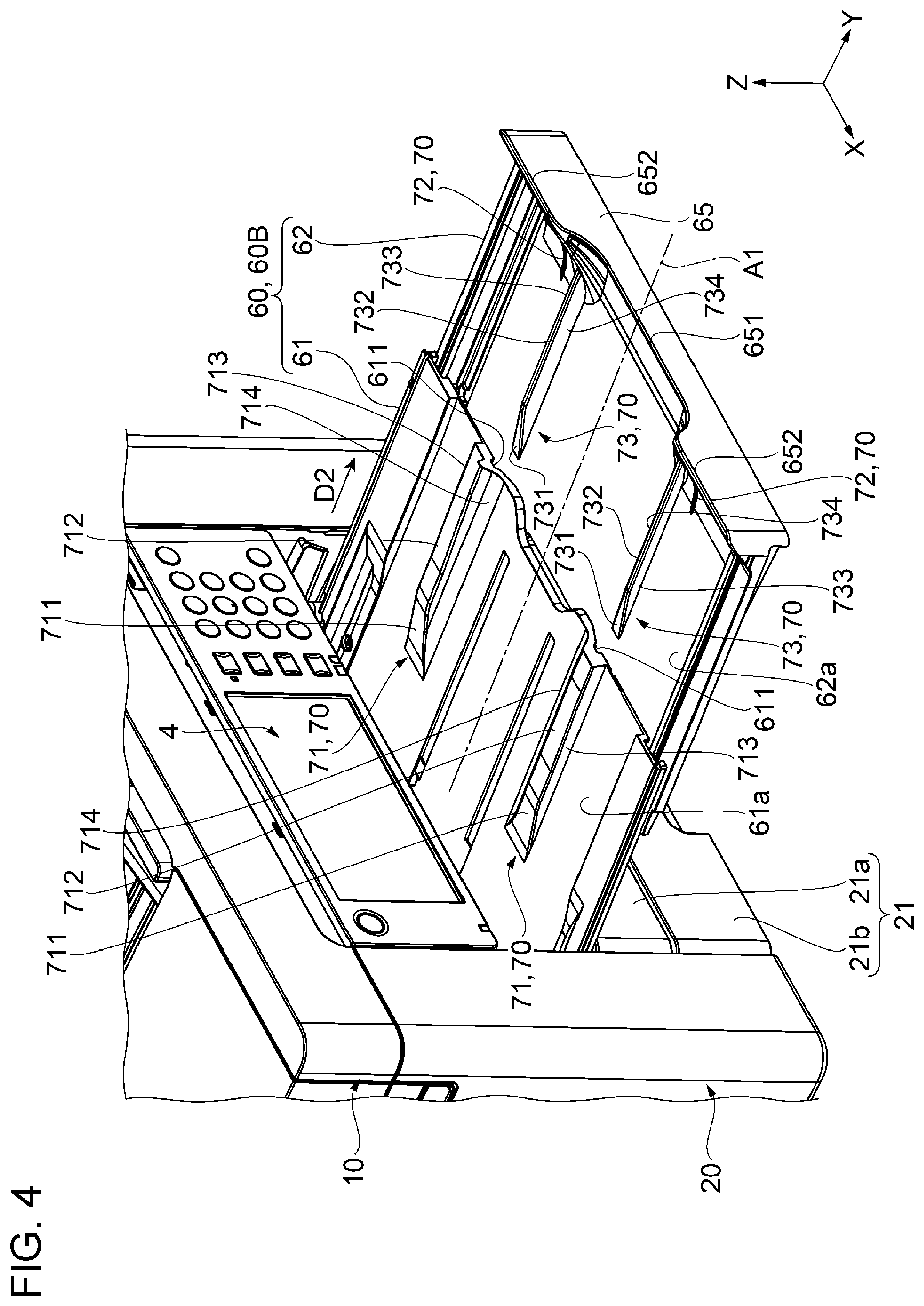 Patent US11780697 Figure 4 – Recording apparatus