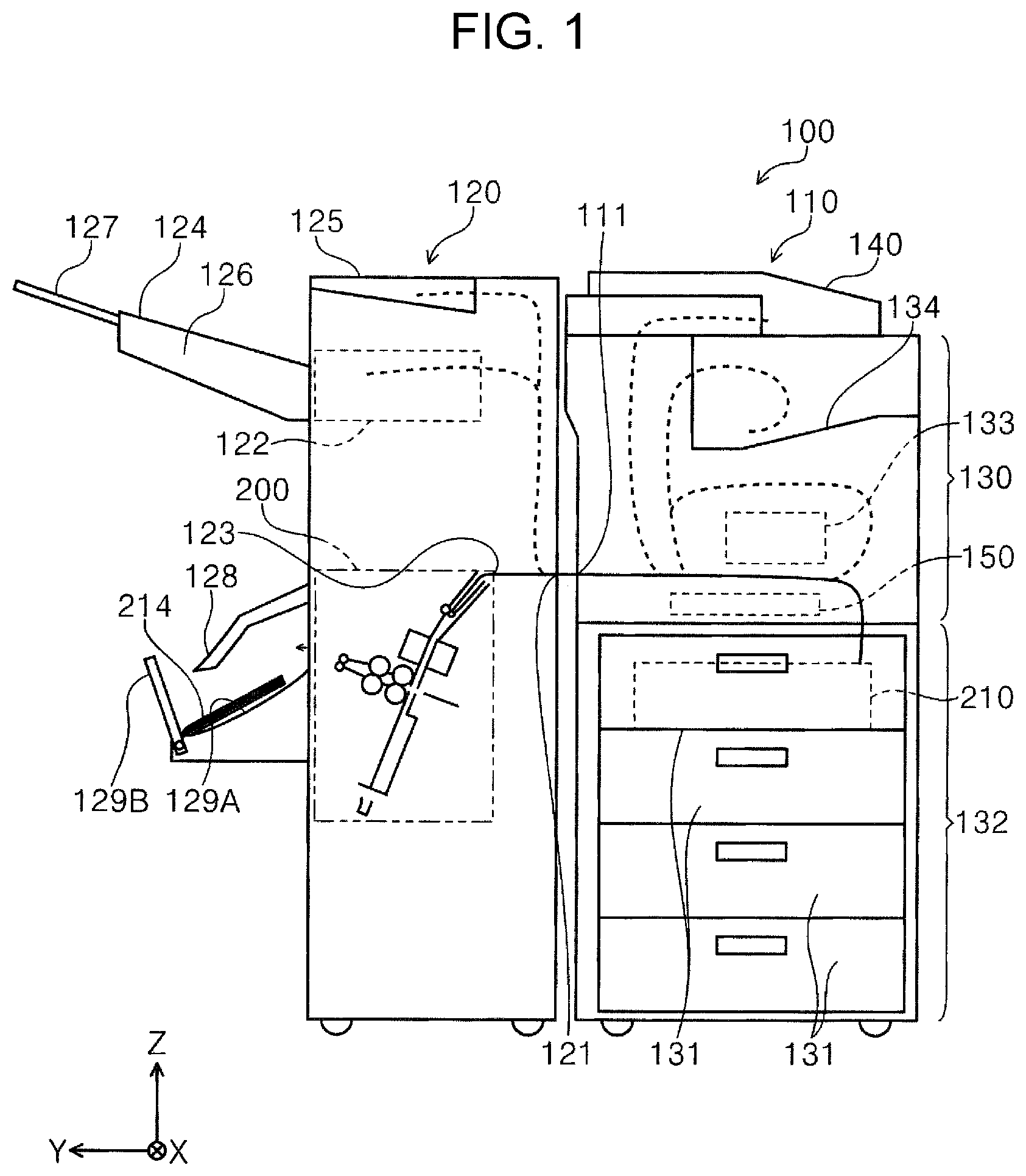 Patent US11780698 Figure 1 – Medium processing device