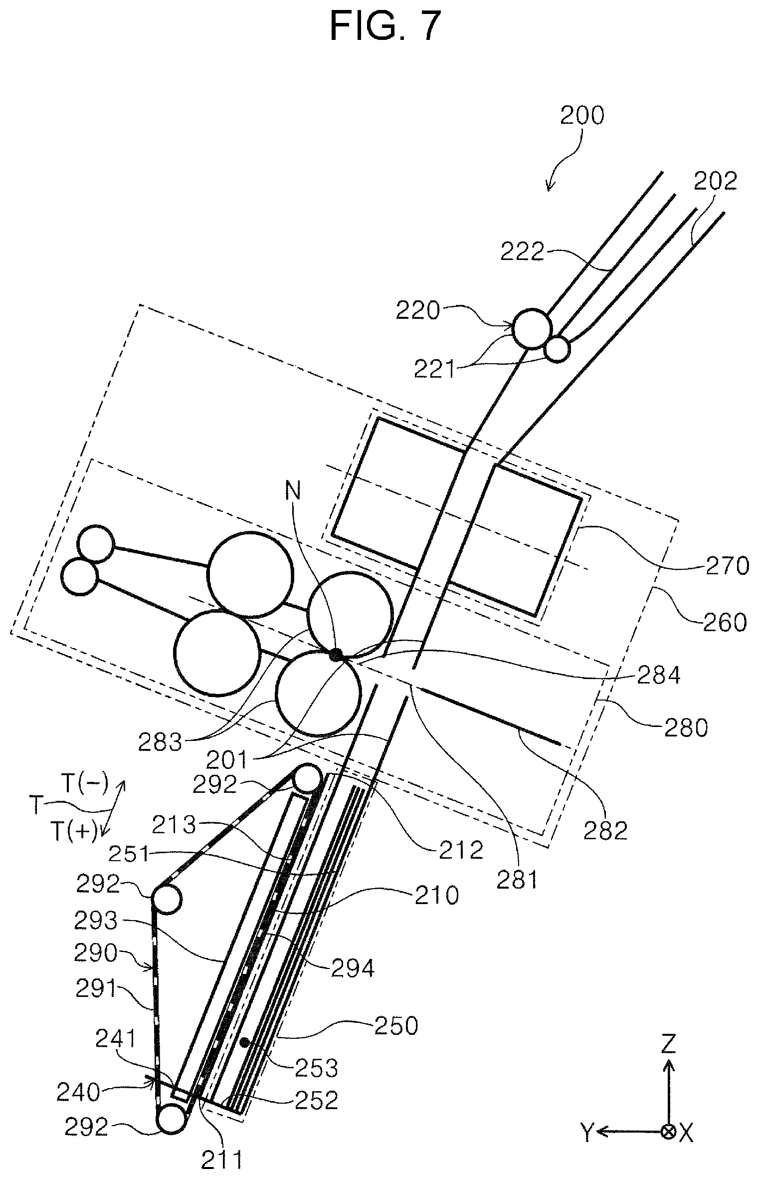 Patent US11780698 Figure 7 – Medium processing device