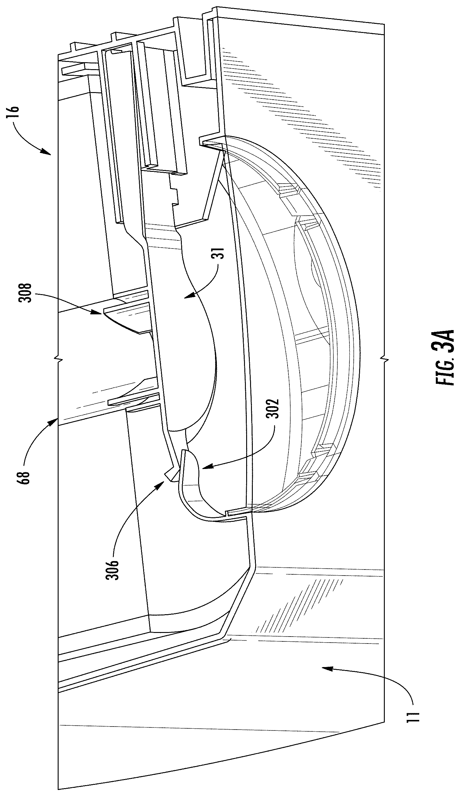 Patent US11780699 Figure 4 – Sheet product dispenser with spring assembly