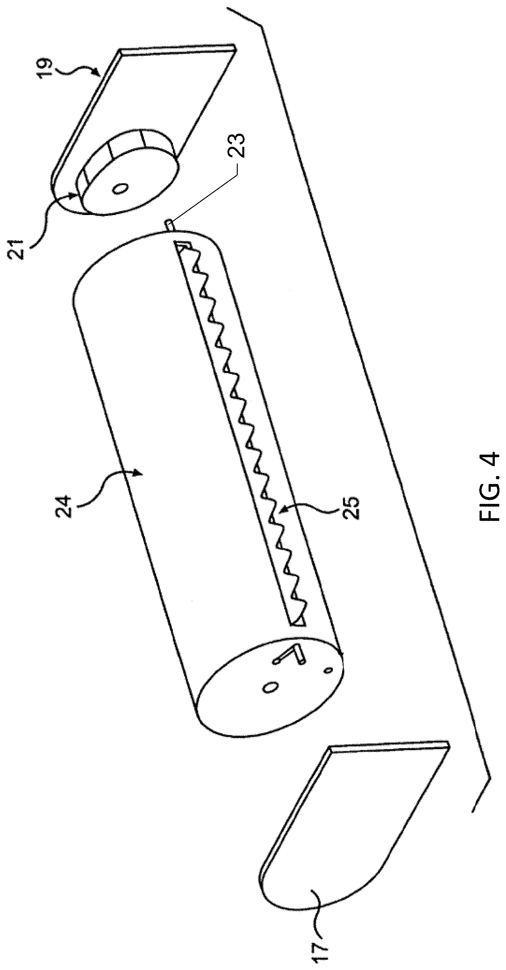 Patent US11780699 Figure 5 – Sheet product dispenser with spring assembly