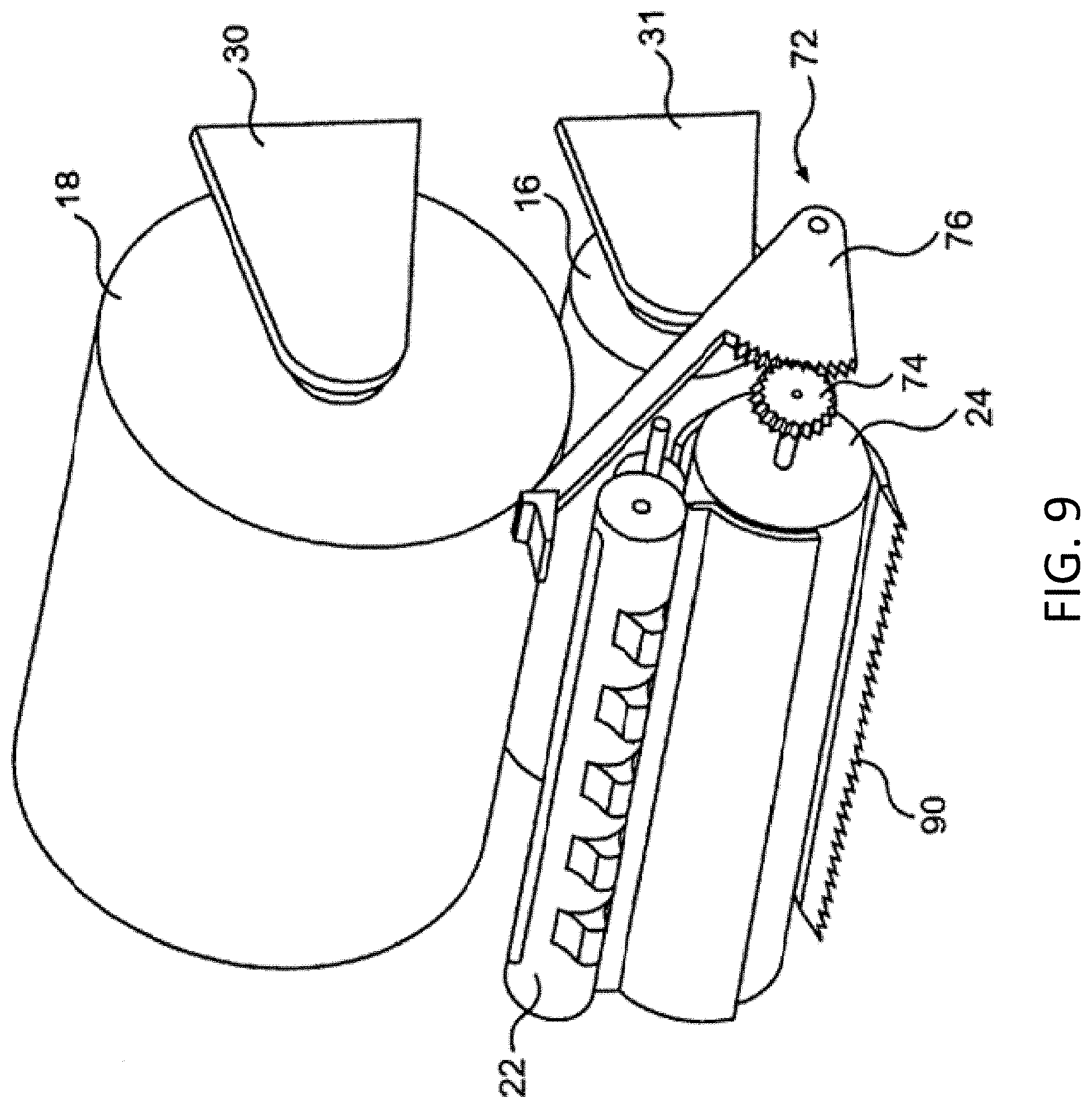 Patent US11780699 Figure 10 – Sheet product dispenser with spring assembly
