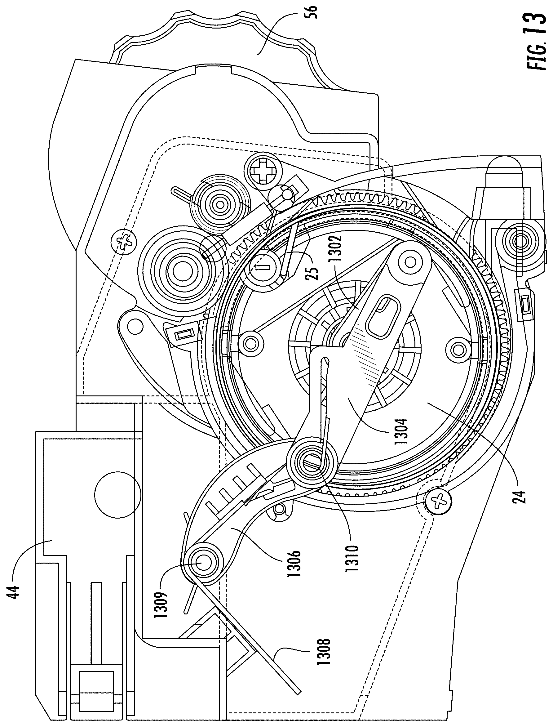 Patent US11780699 Figure 15 – Sheet product dispenser with spring assembly