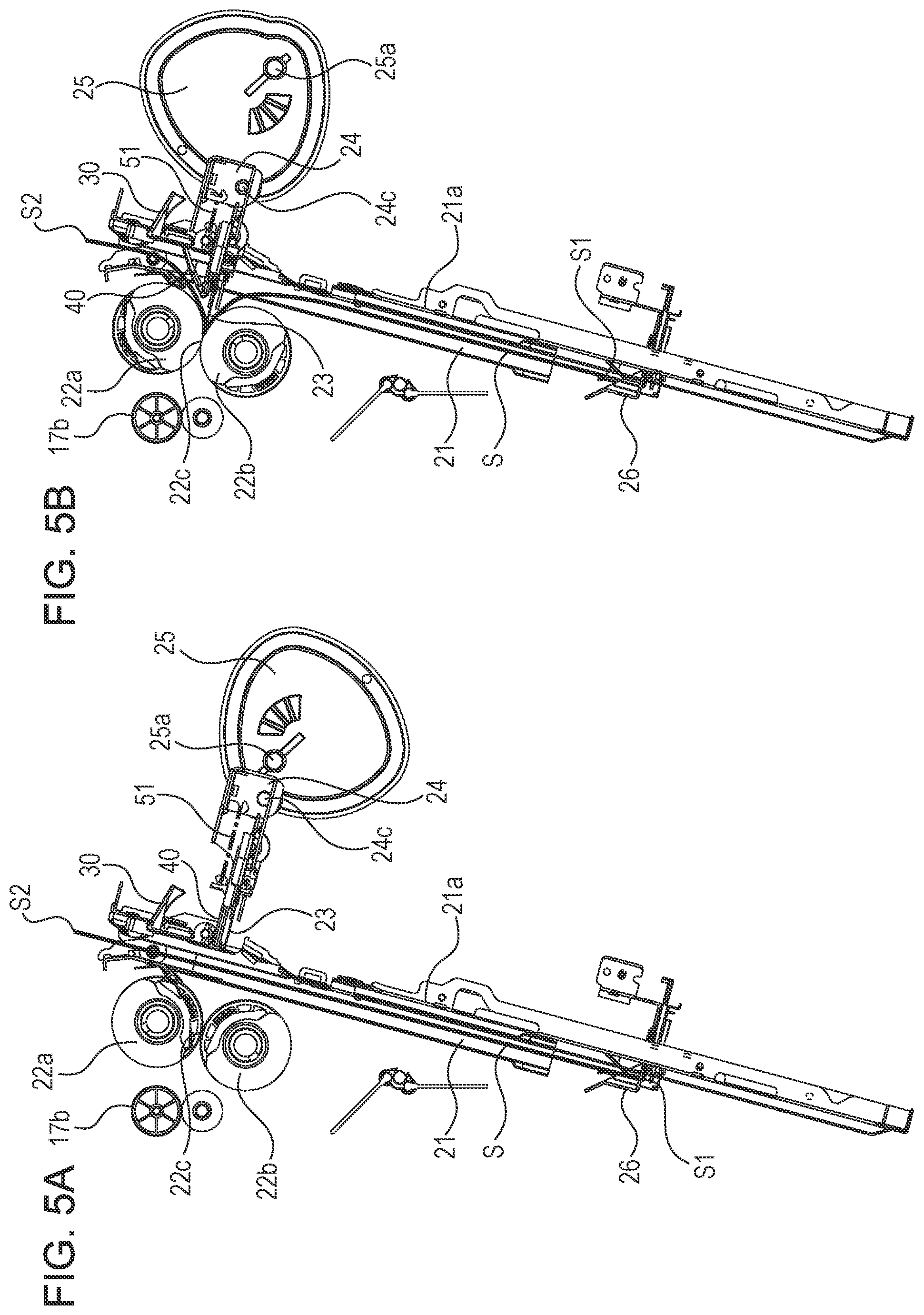 Patent US11780701 Figure 5 – Sheet processing apparatus and image forming system