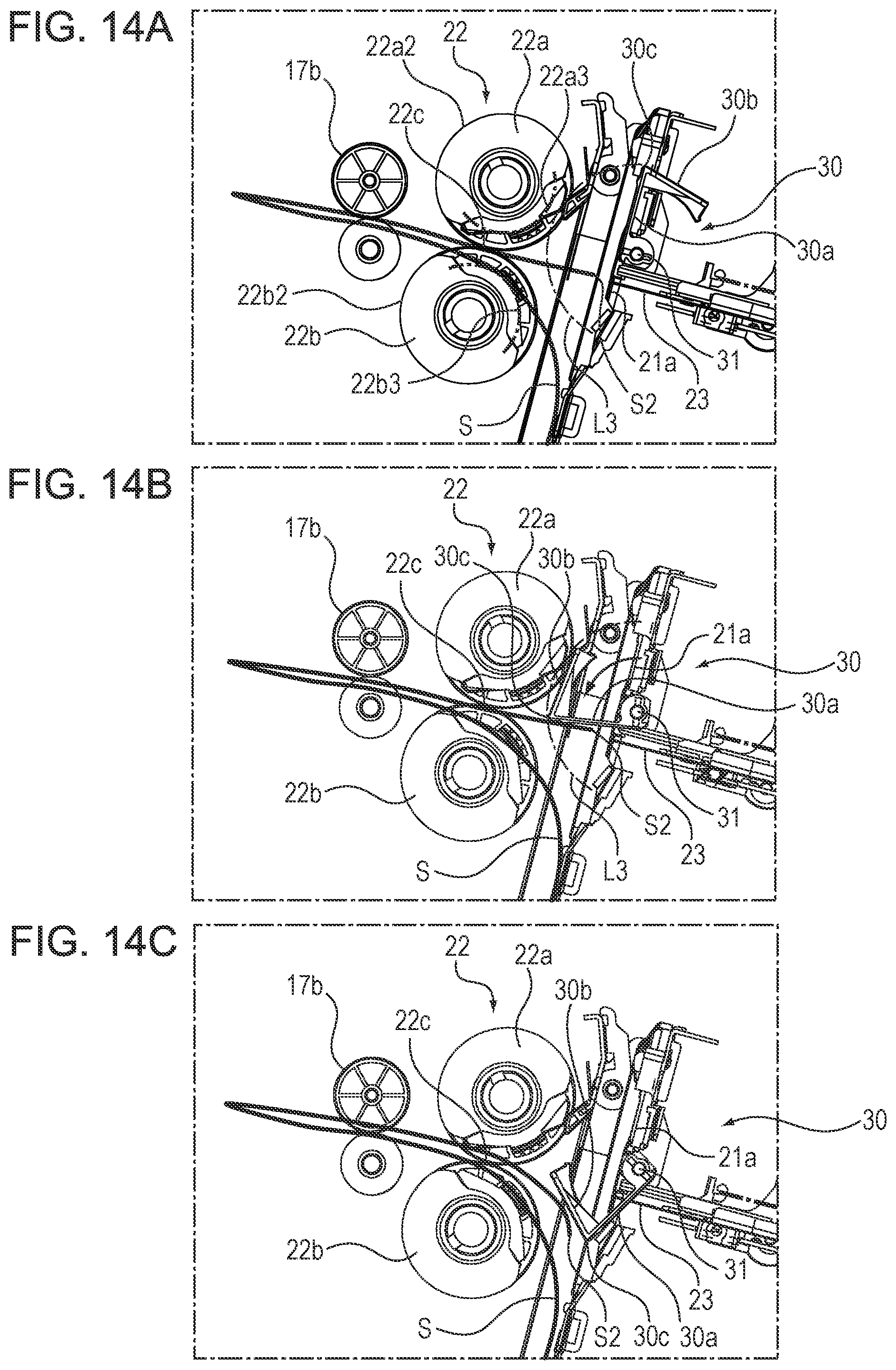 Patent US11780701 Figure 14 – Sheet processing apparatus and image forming system