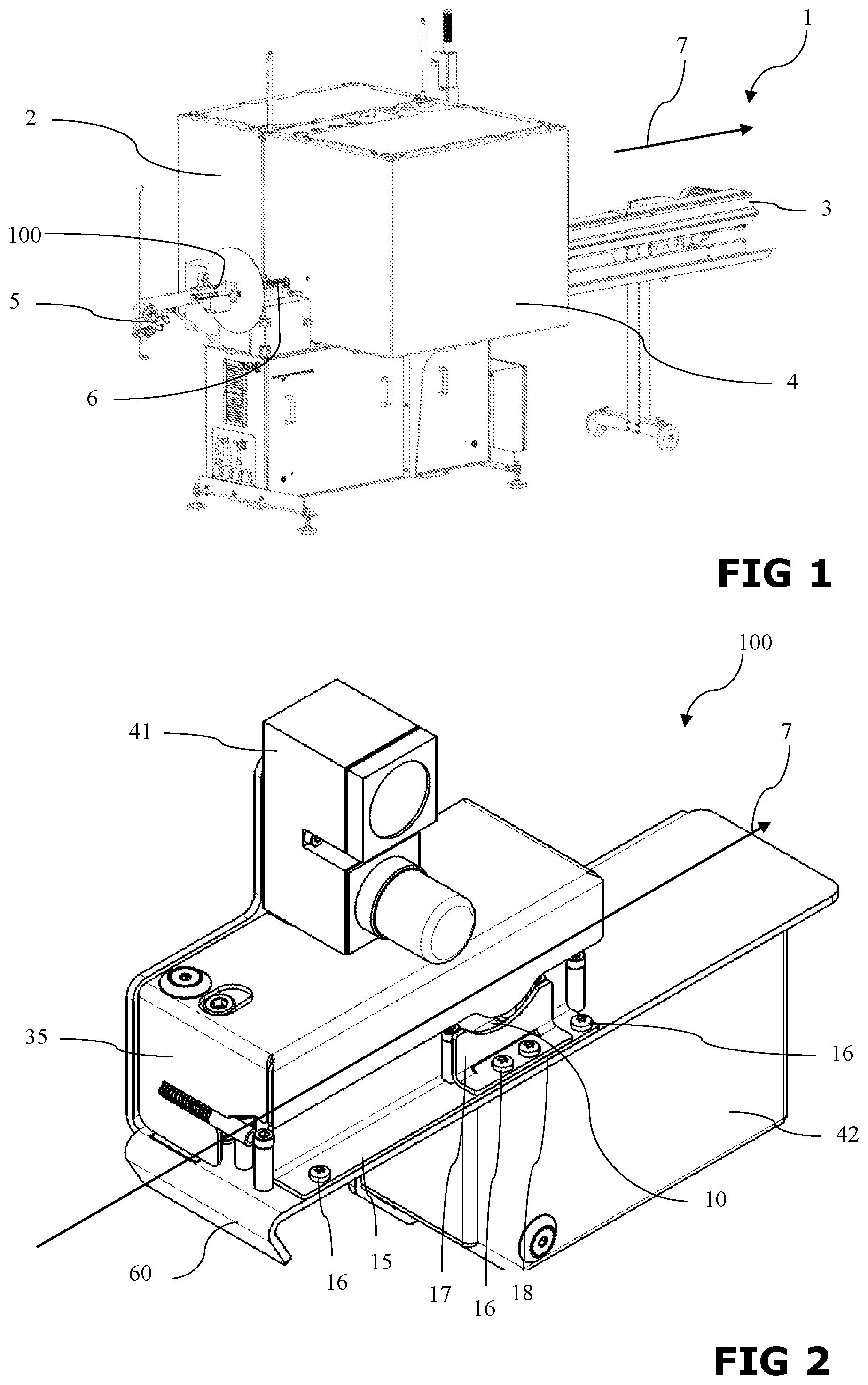 Patent US11780702 Figure 1 – Device and method for braking a conductor