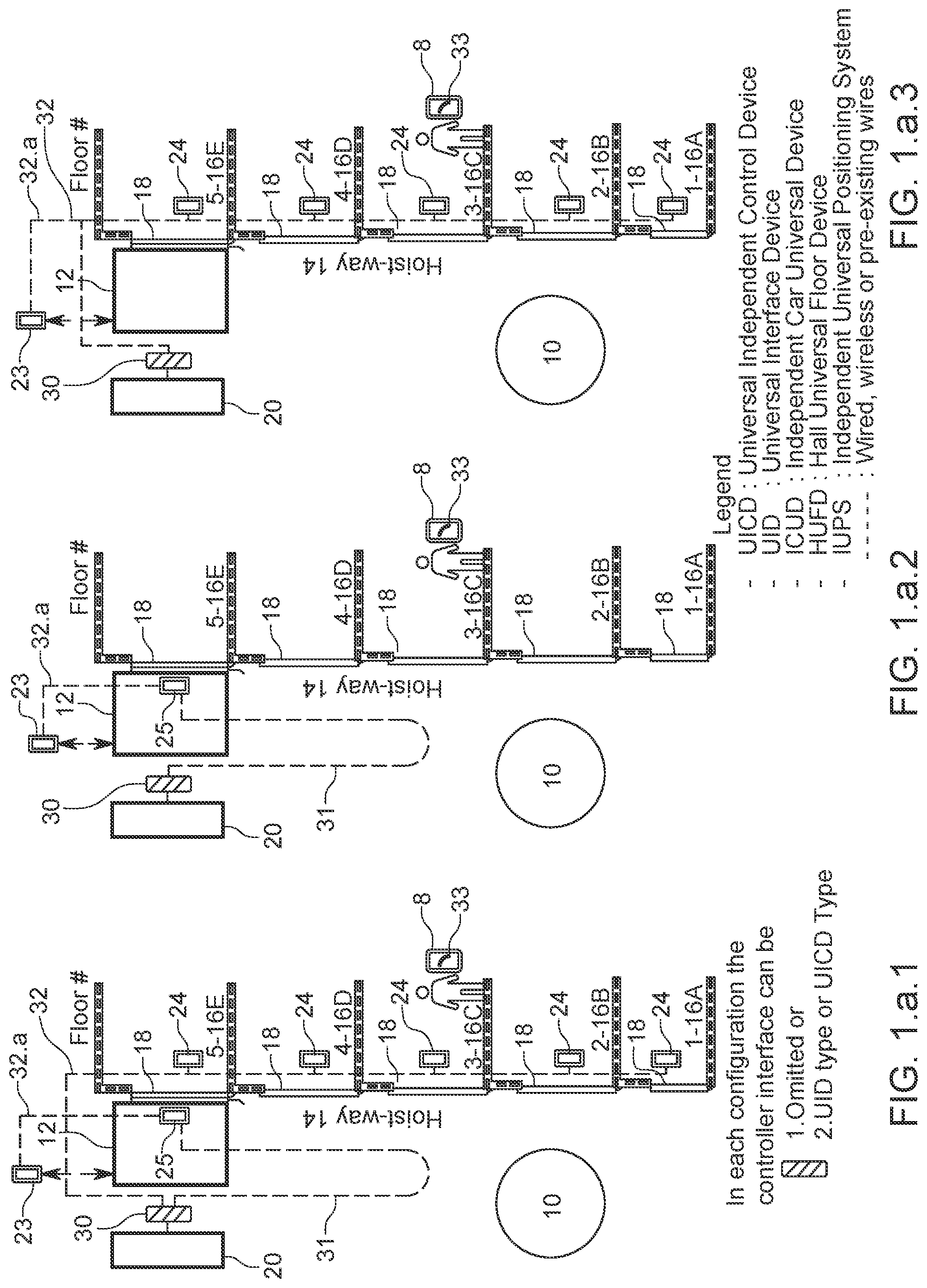 Patent US11780703 — Systems and methods for operation of elevators and other devices — Figure 1