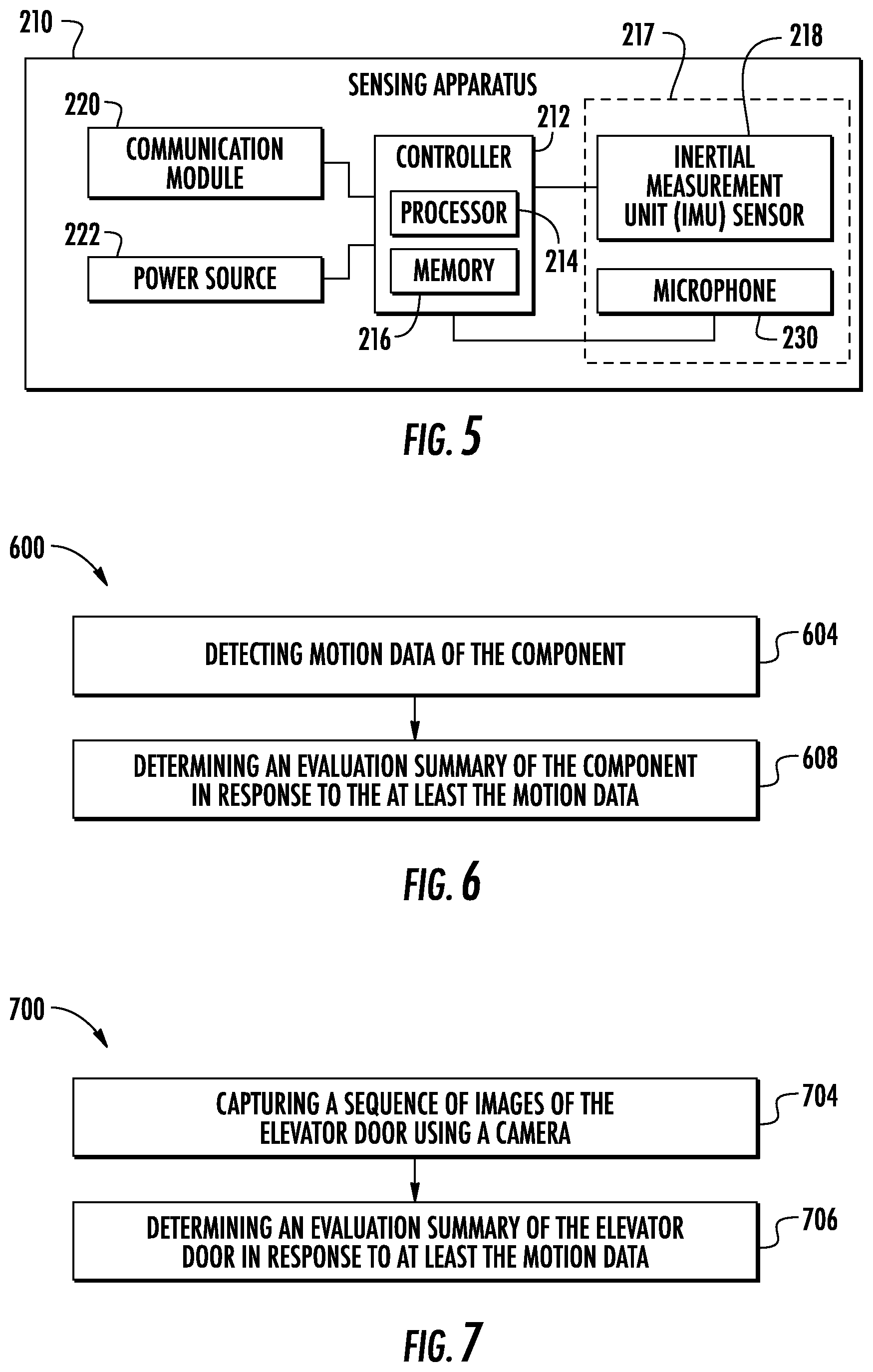 Patent US11780704 Figure 4 – Measurement and diagnostic of elevator door performance using sound and video
