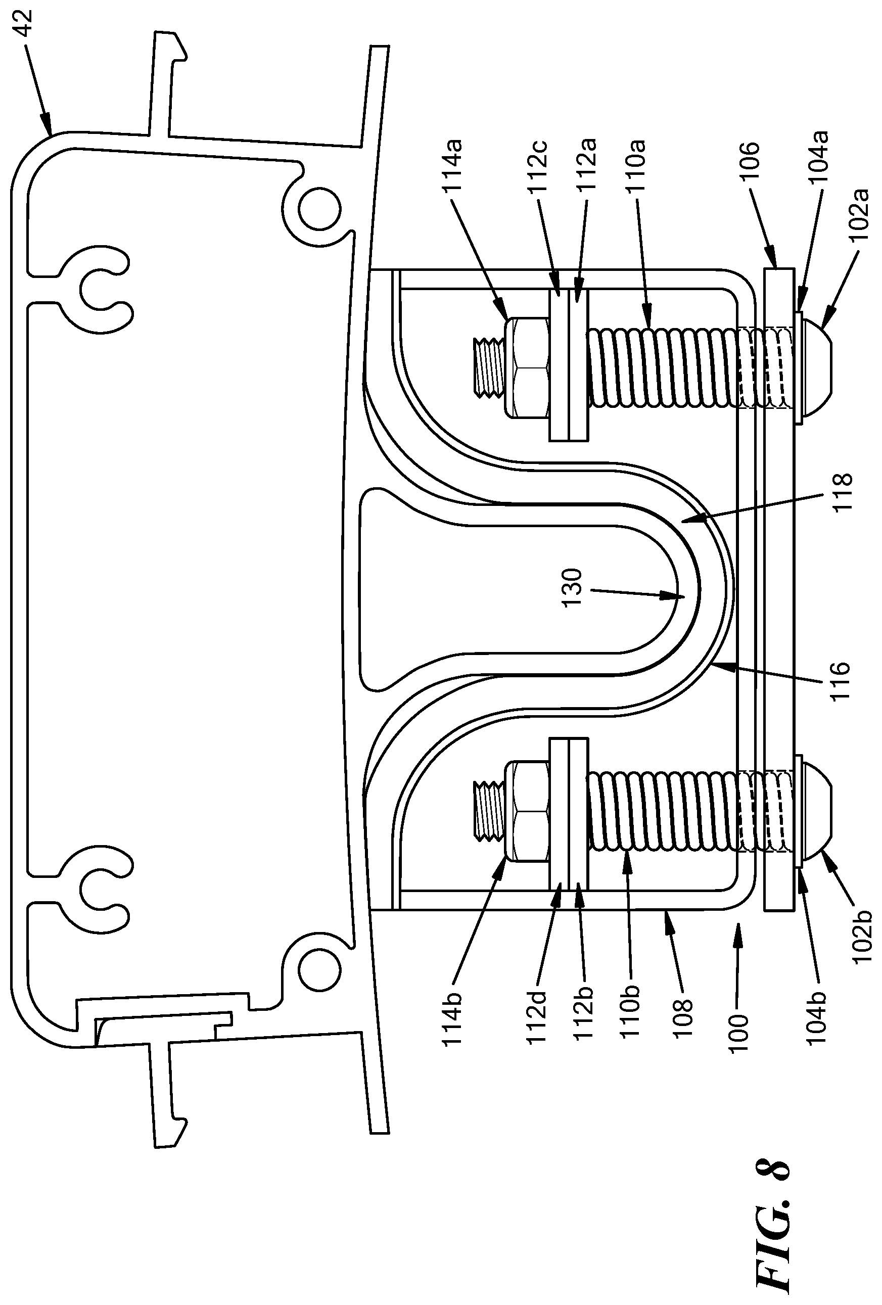Patent US11780707 Figure 8 – Cabin guide