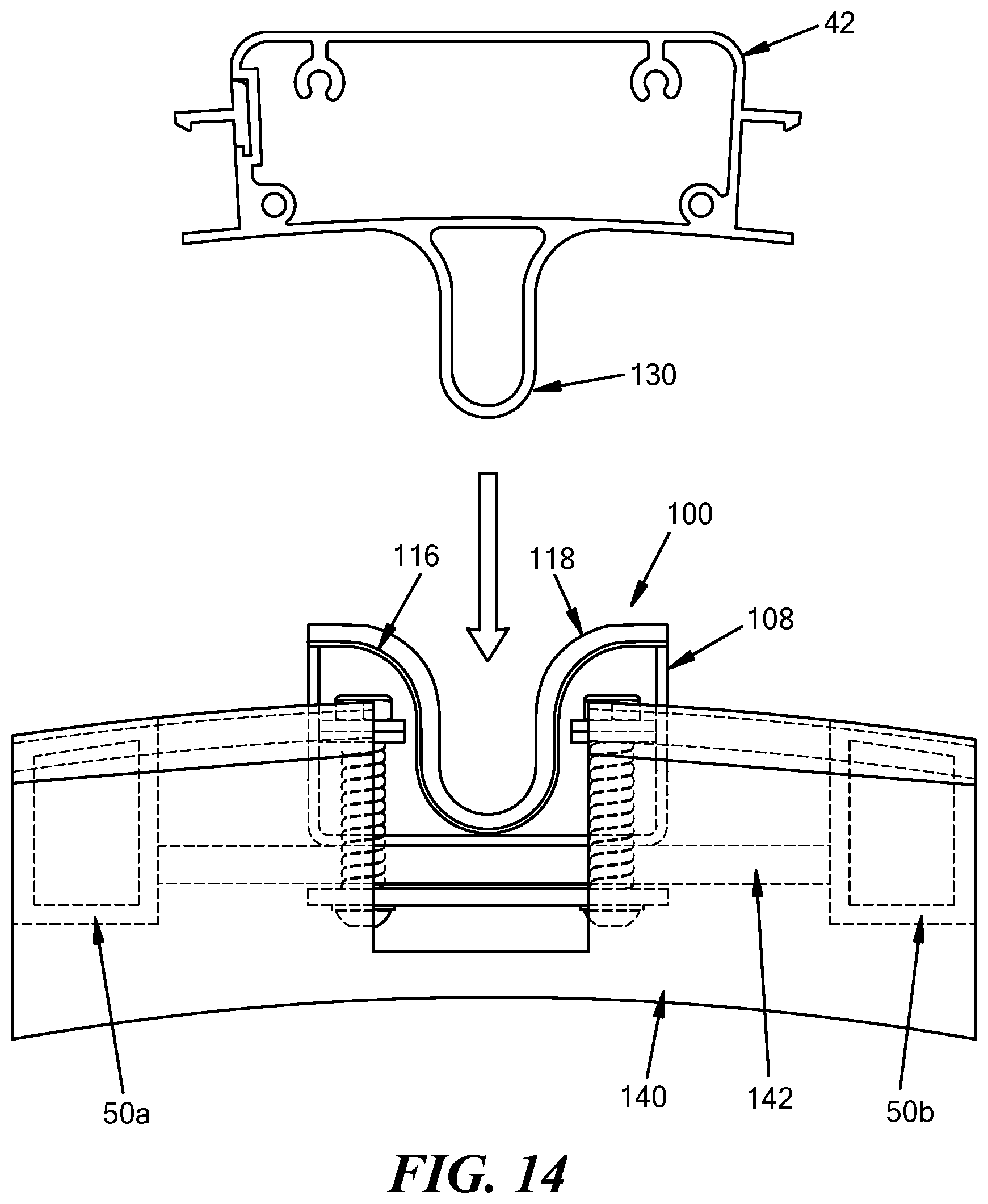 Patent US11780707 Figure 14 – Cabin guide