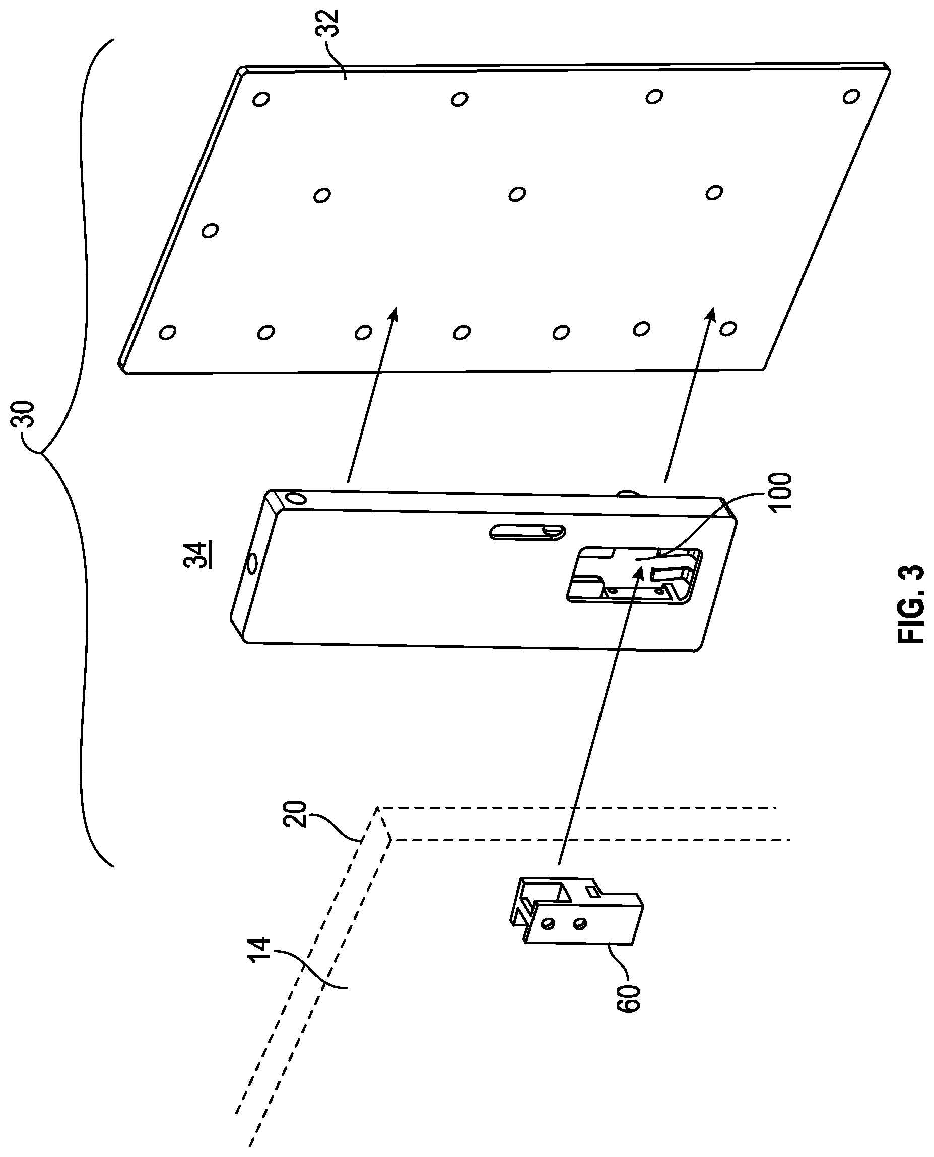 Patent US11780710 Figure 2 – Elevator door interlock assembly