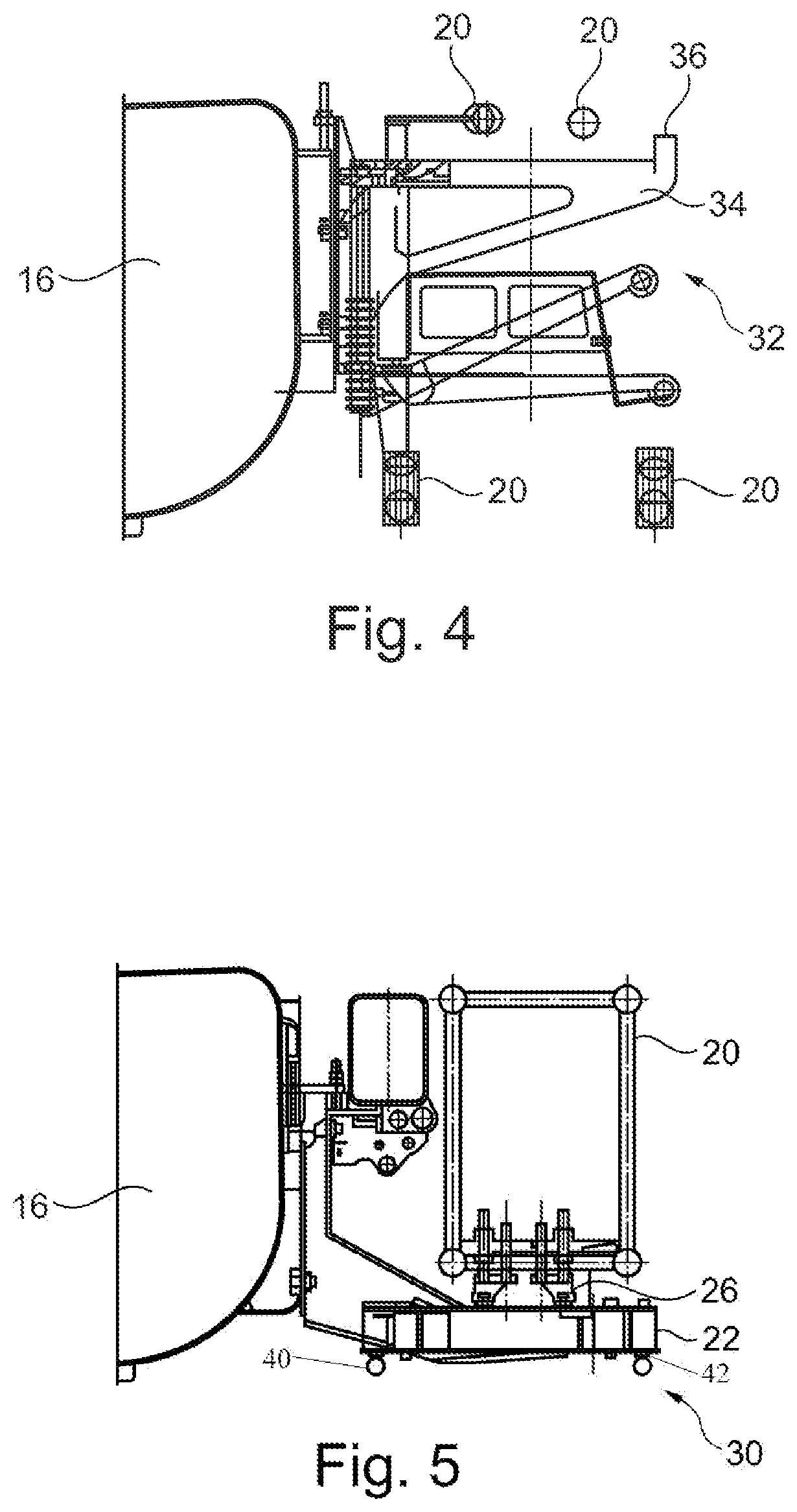 Patent US11780712 Figure 3 – Mobile crane having a folding boom arrester device and folding boom for said crane