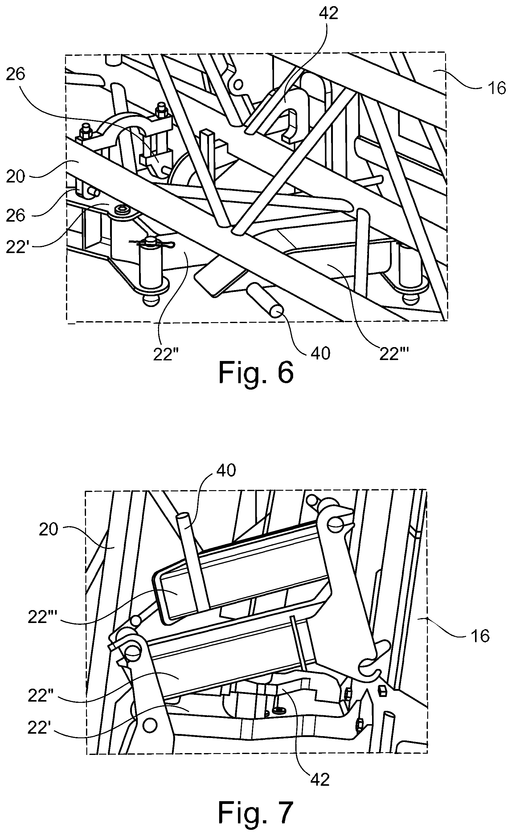 Patent US11780712 Figure 4 – Mobile crane having a folding boom arrester device and folding boom for said crane