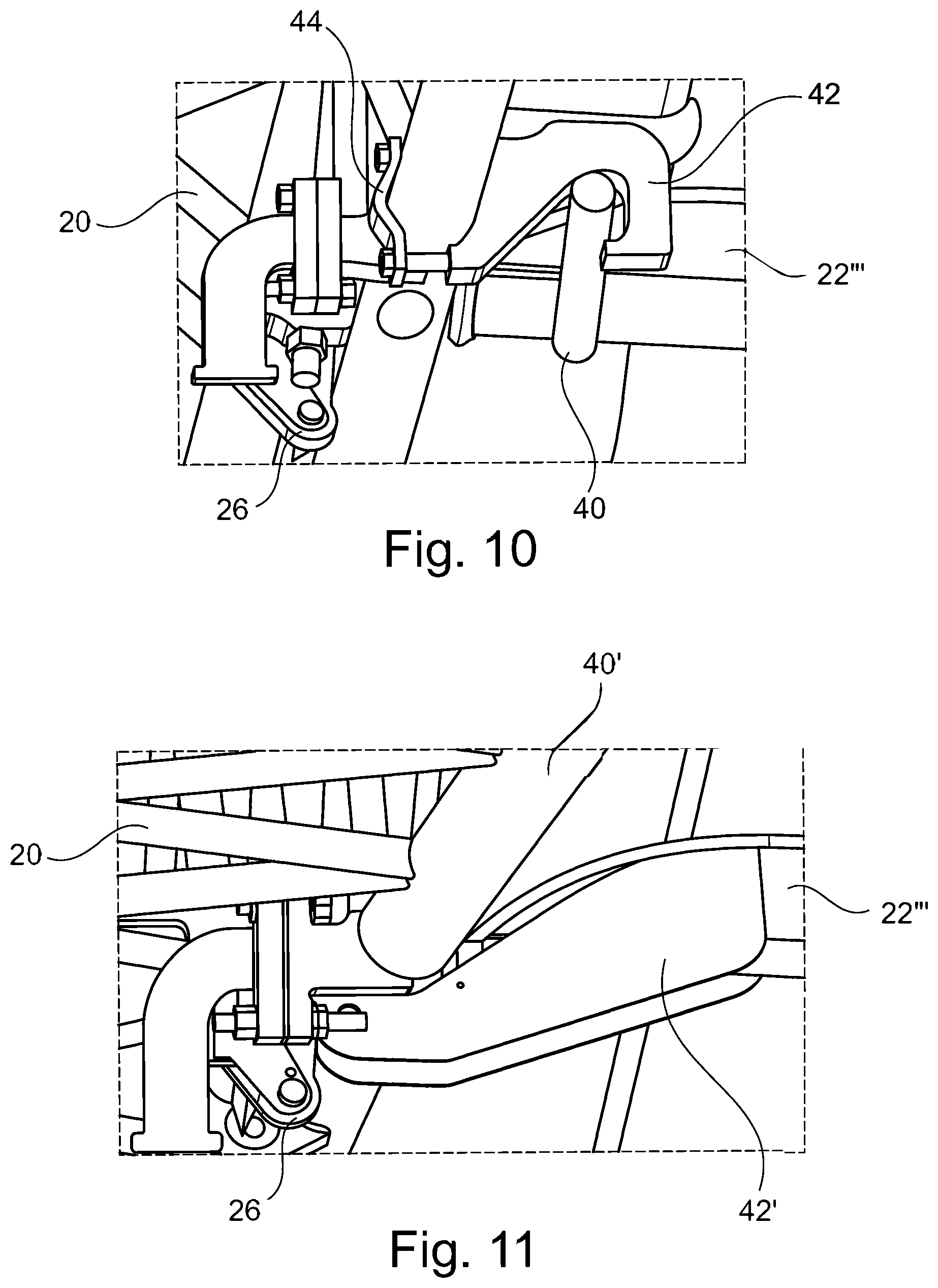 Patent US11780712 Figure 6 – Mobile crane having a folding boom arrester device and folding boom for said crane