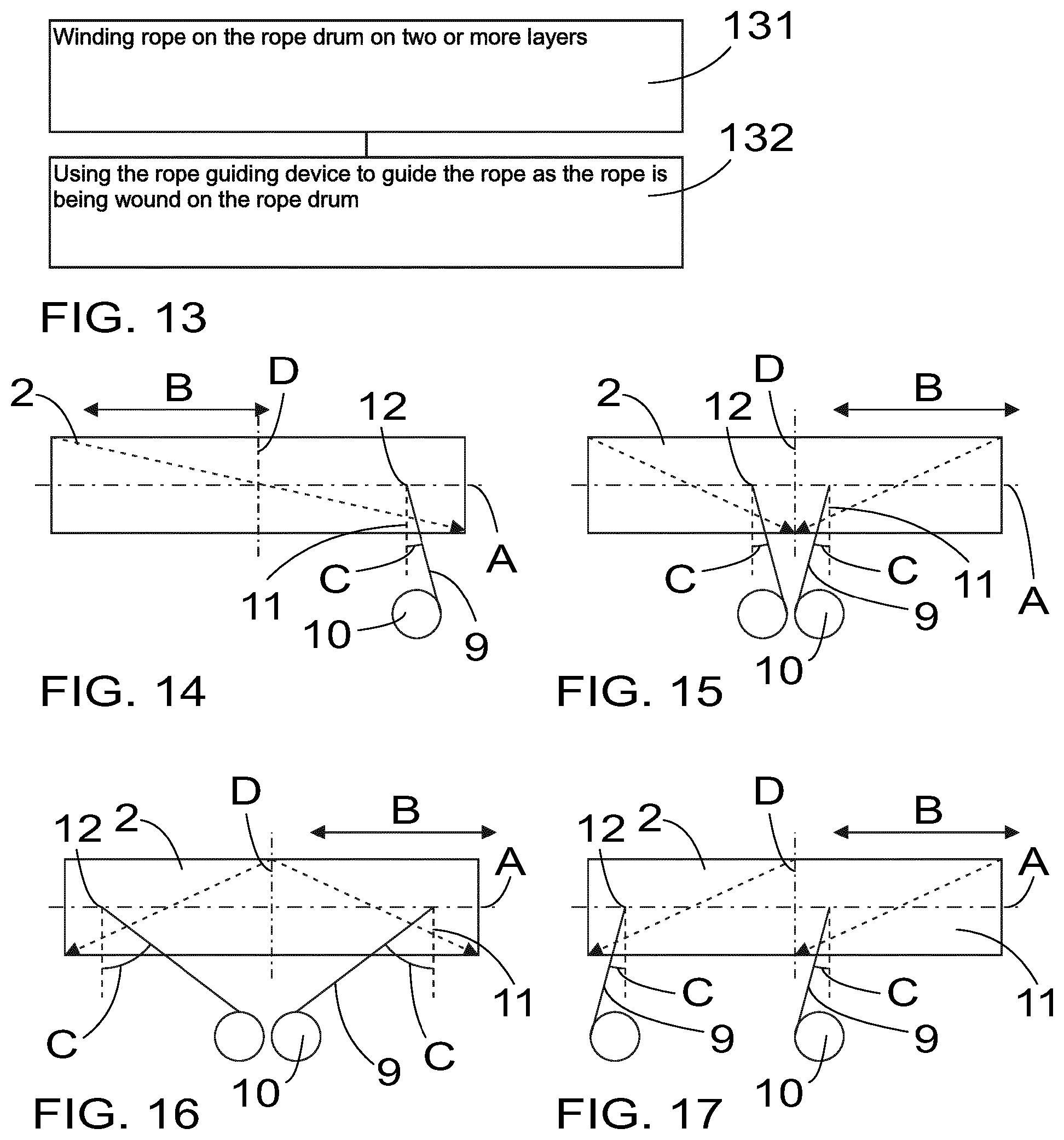Patent US11780713 Figure 5 – Rope guiding device and a method for guiding a rope
