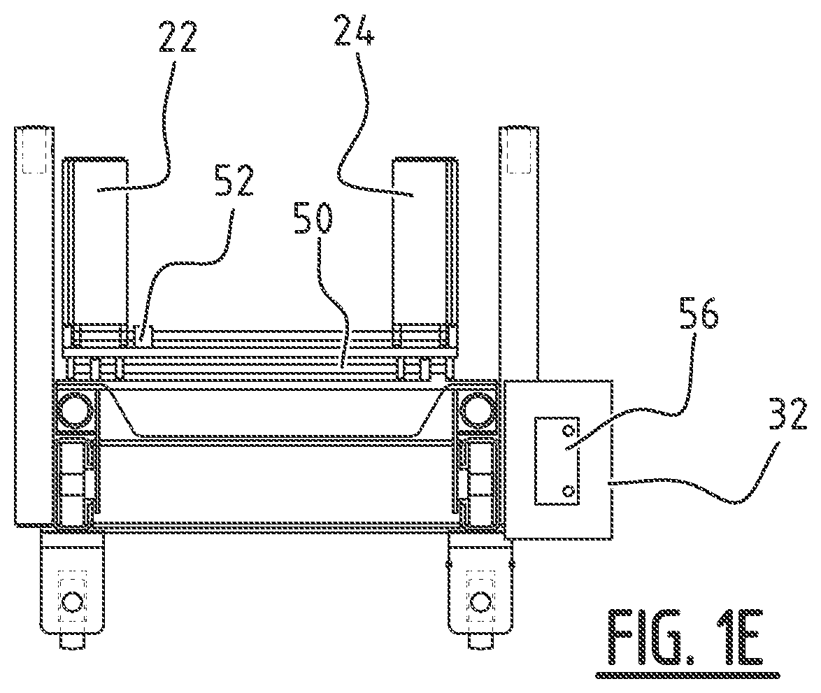 Patent US11780716 Figure 4 – Lifting column enabling wheel access for lifting a vehicle, lifting system comprising such lifting column and a corresponding method for lifting a vehicle
