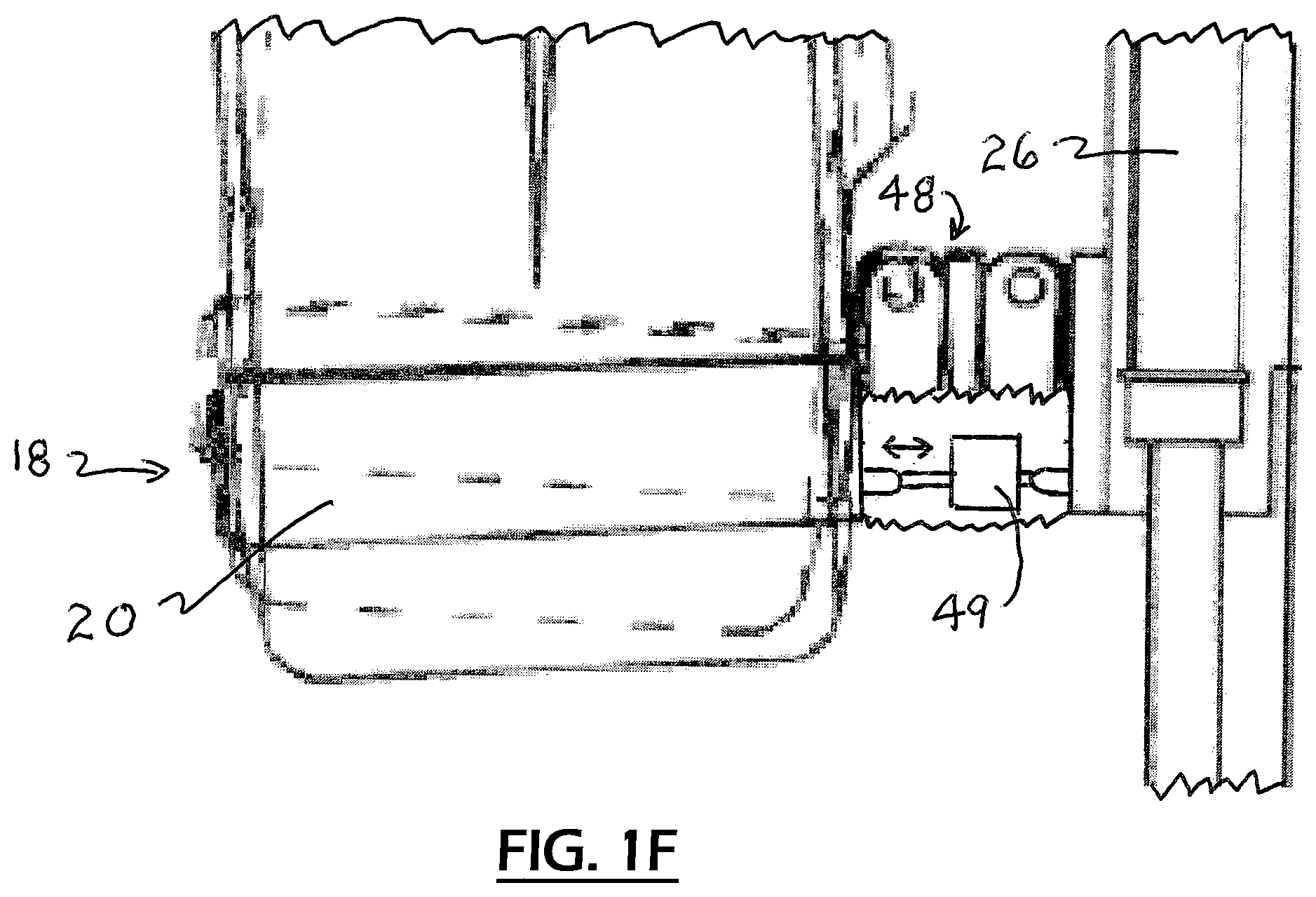 Patent US11780716 Figure 5 – Lifting column enabling wheel access for lifting a vehicle, lifting system comprising such lifting column and a corresponding method for lifting a vehicle
