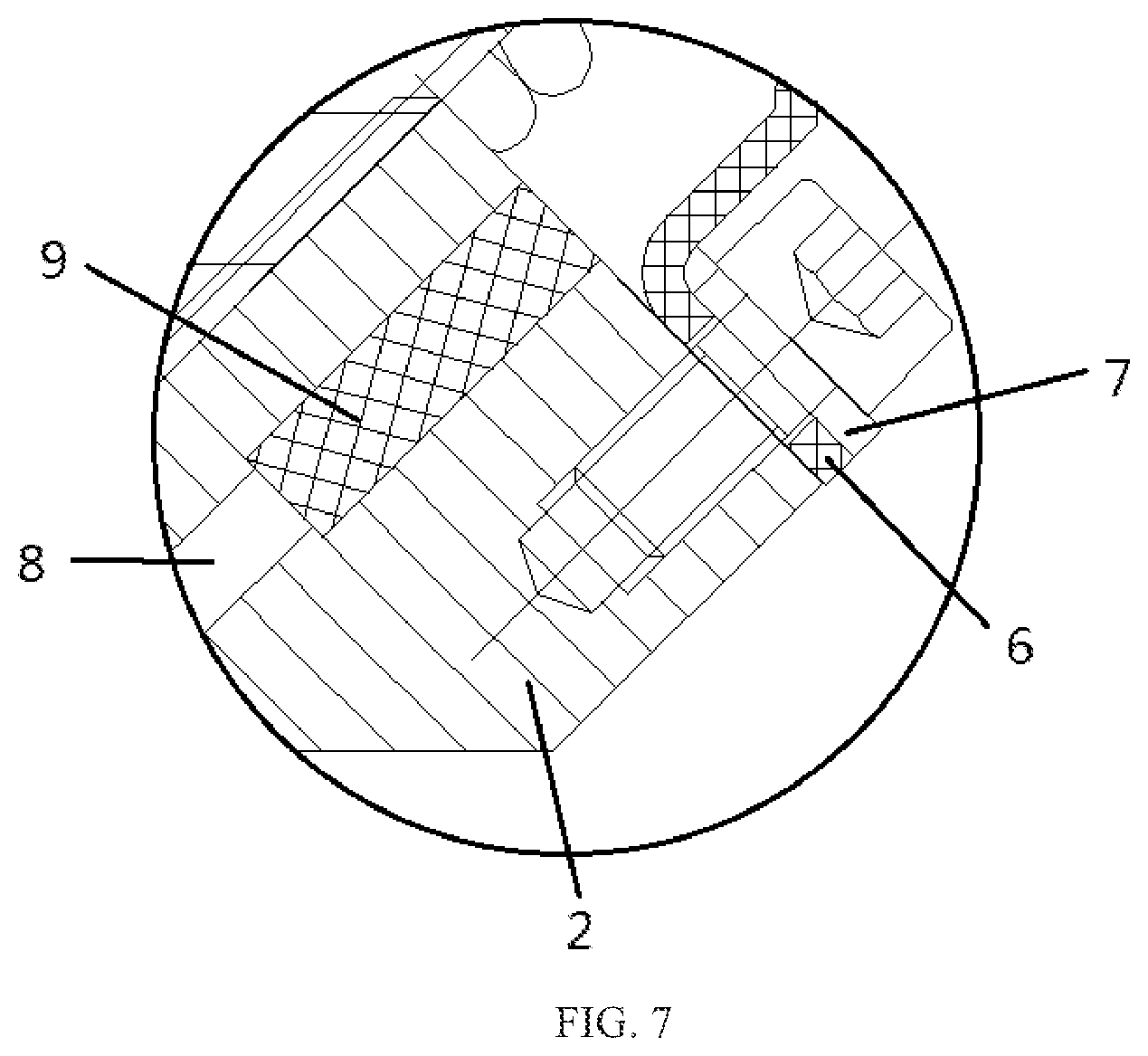 Patent US11780717 Figure 5 – Jack with a protecting structure of a pump piston and method for using the same