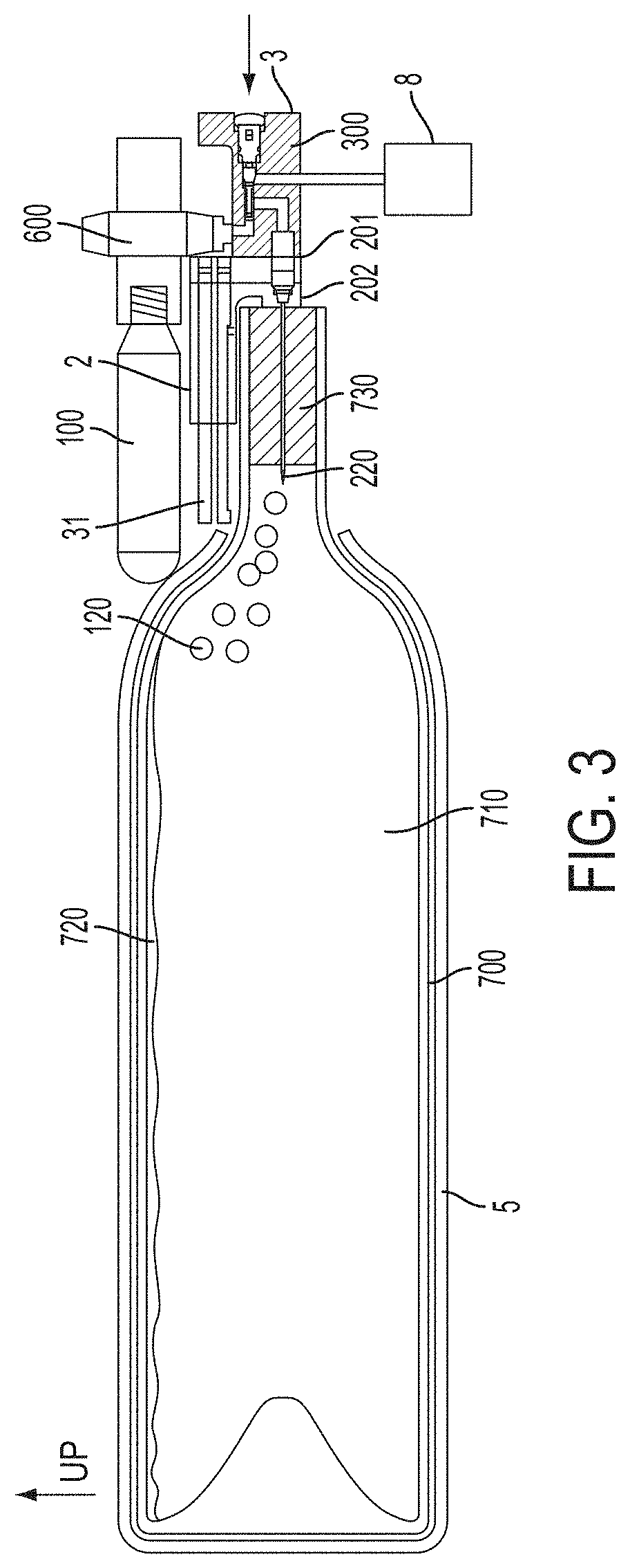 Patent US11780720 Figure 3 – Beverage aeration