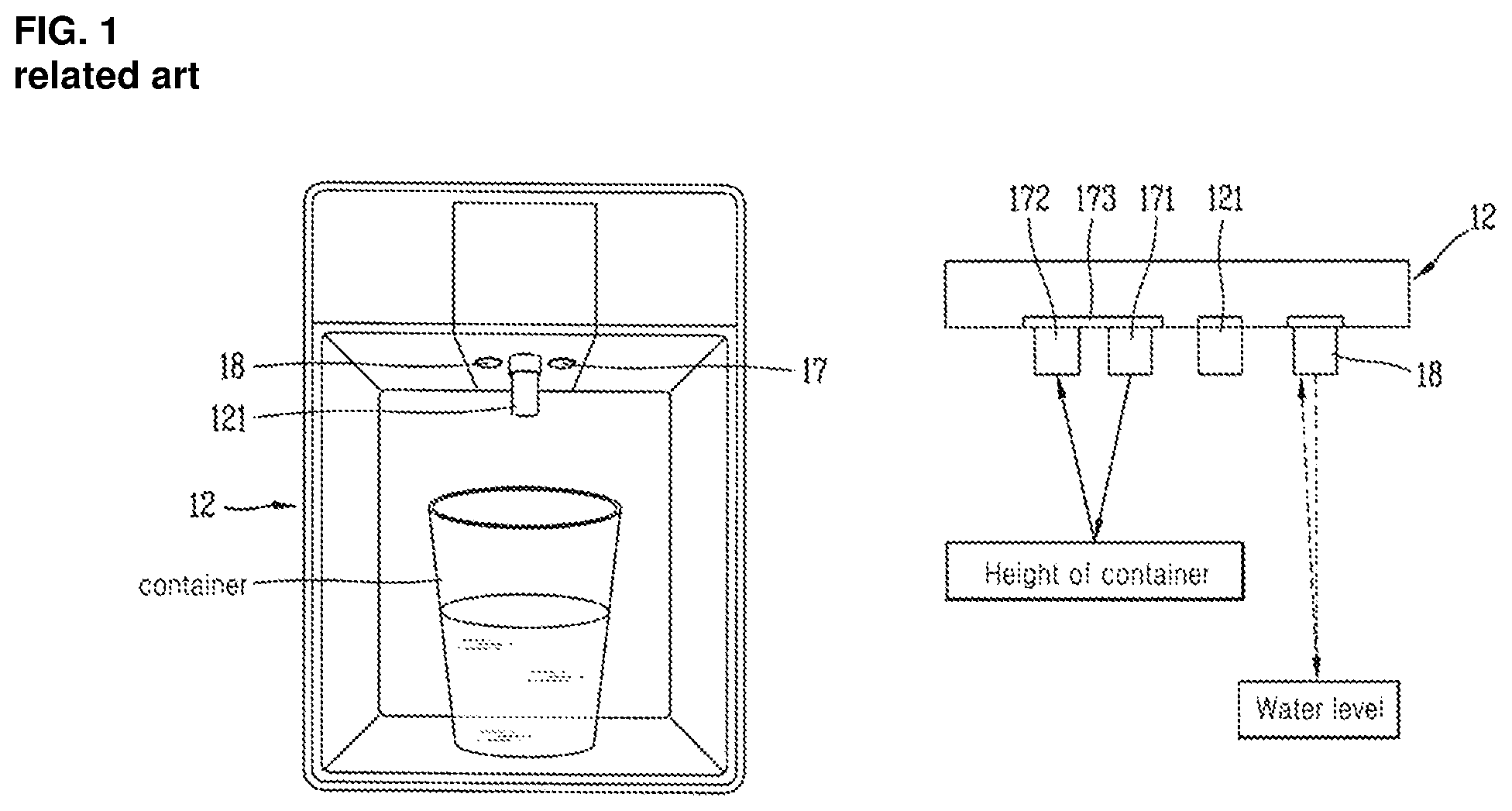 Patent US11780721 Figure 1 – Liquid dispenser