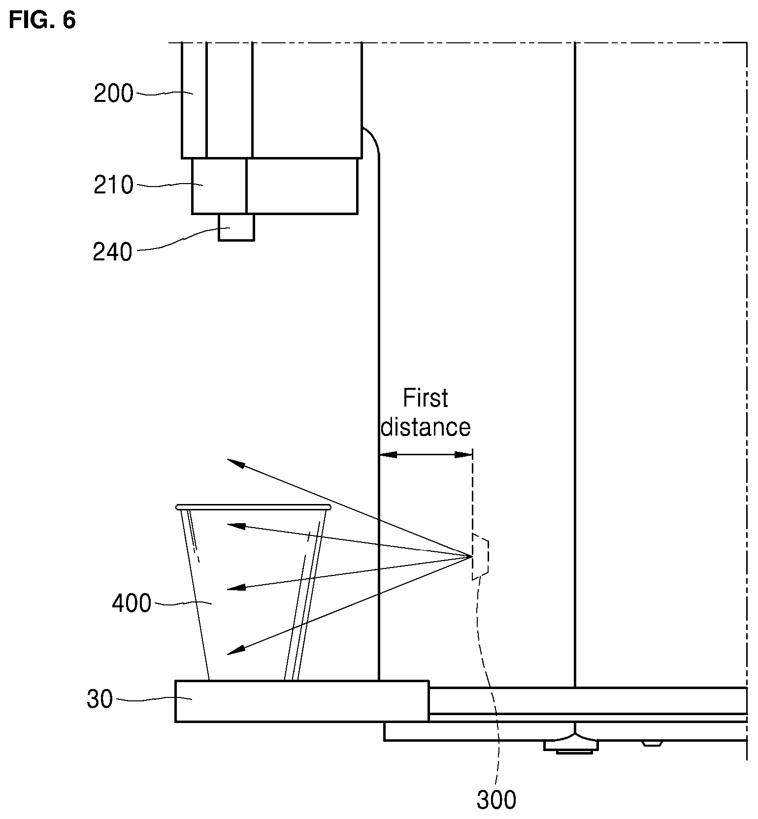 Patent US11780721 Figure 6 – Liquid dispenser
