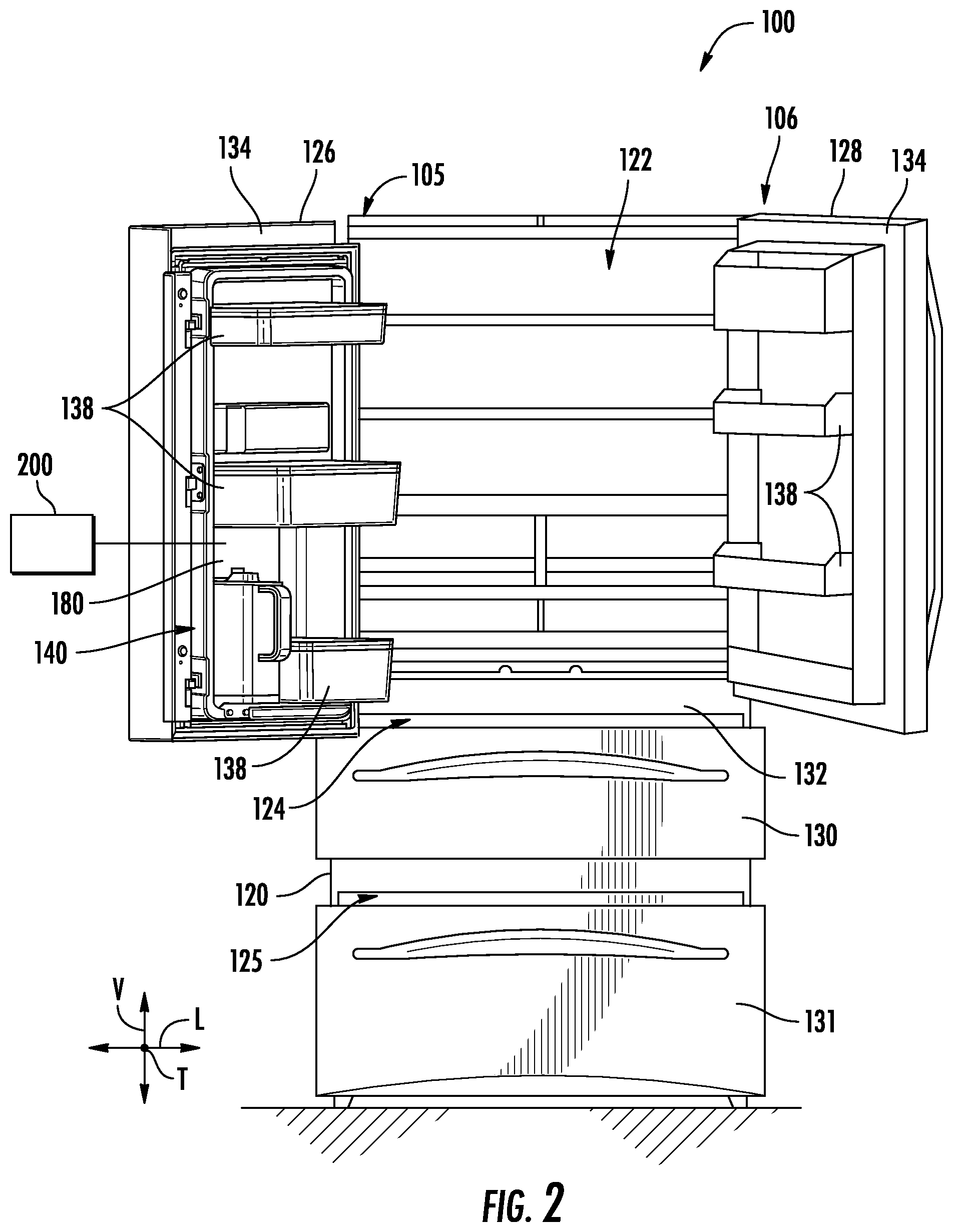 Patent US11780722 Figure 2 – Autofill pitcher overfill shutoff mechanism