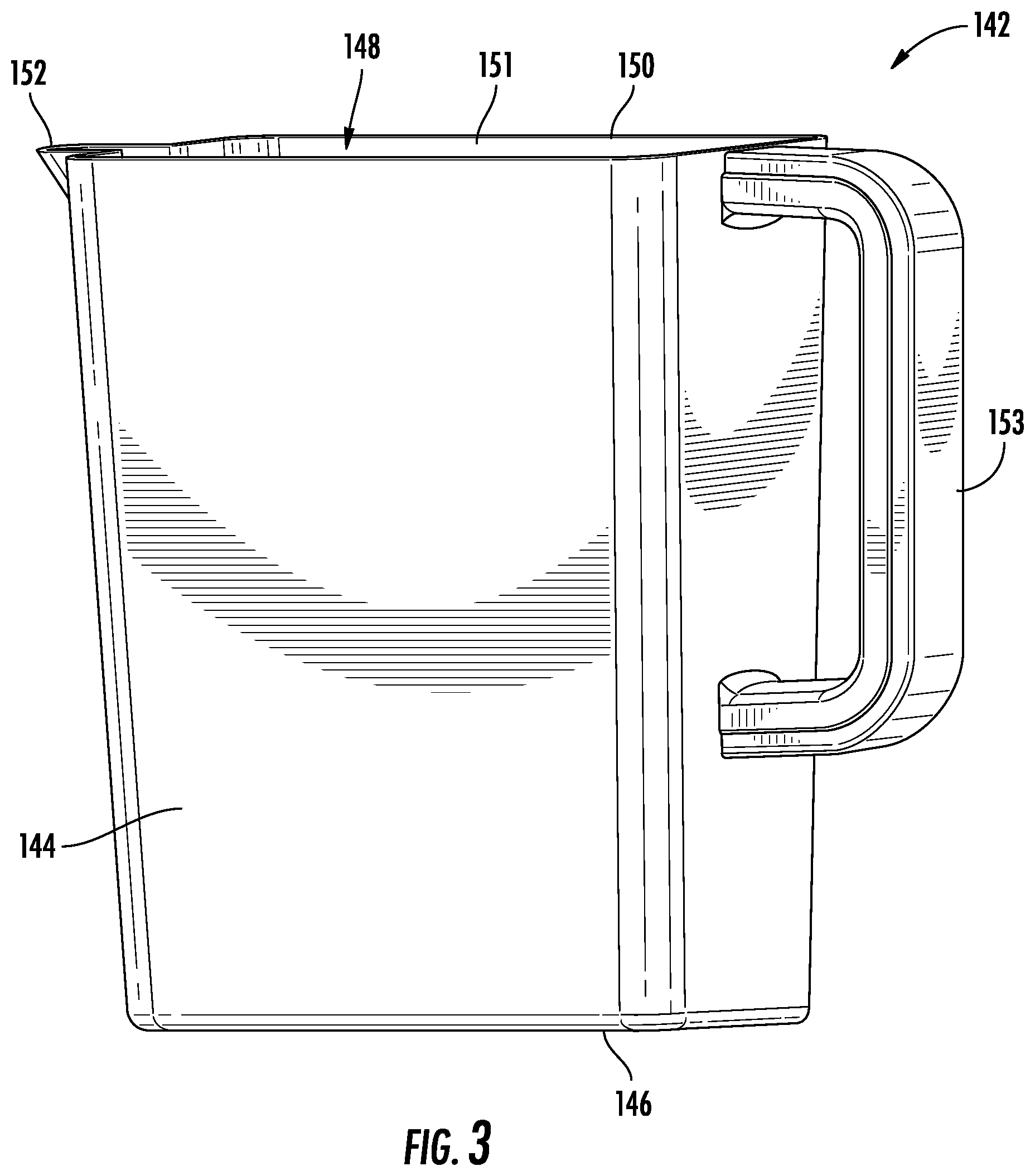 Patent US11780722 Figure 3 – Autofill pitcher overfill shutoff mechanism