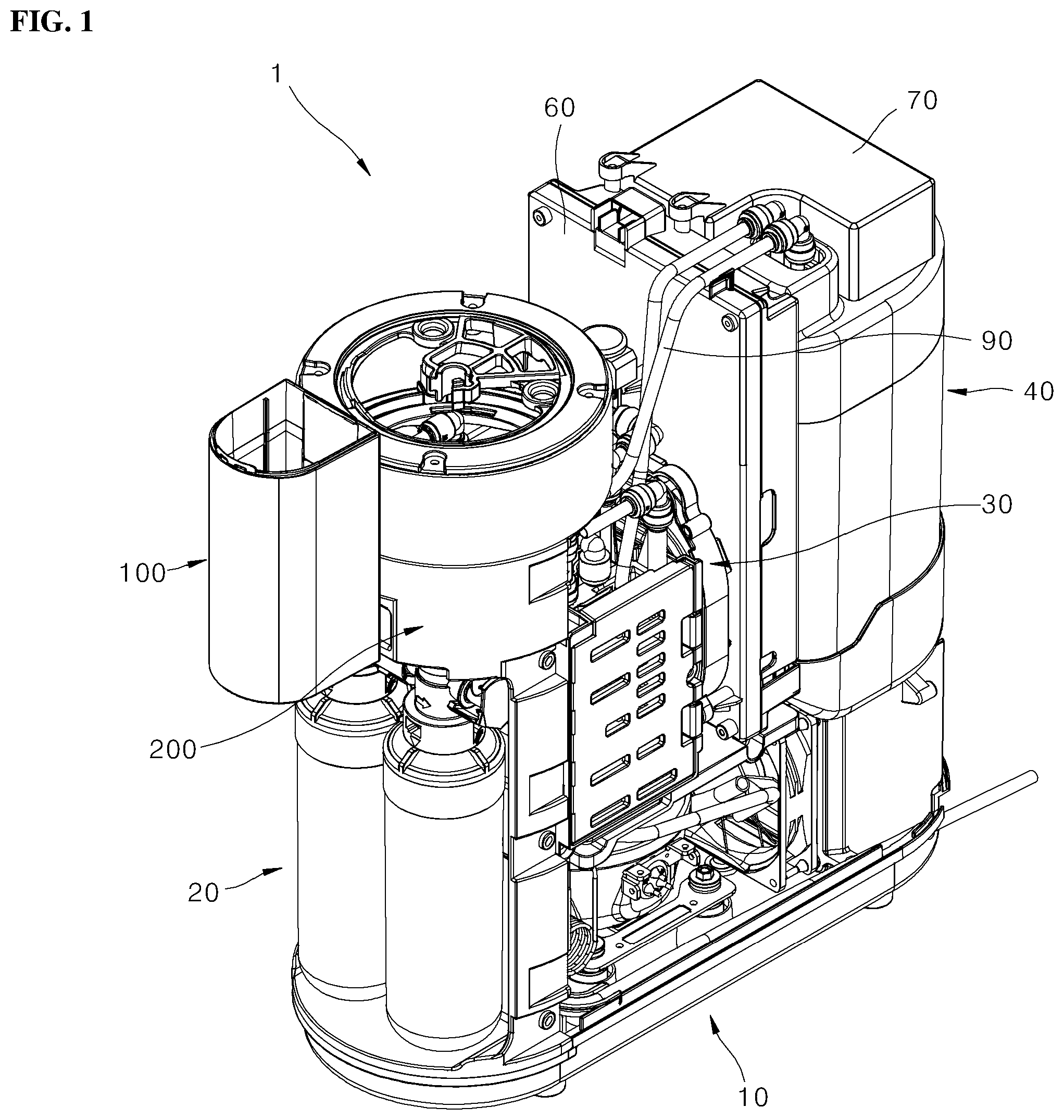 Patent US11780724 Figure 1 – Liquid dispenser